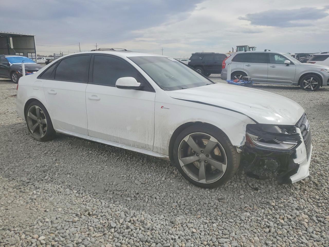 2014 Audi S4 Premium Plus White vin: WAUBGAFL3EA122006