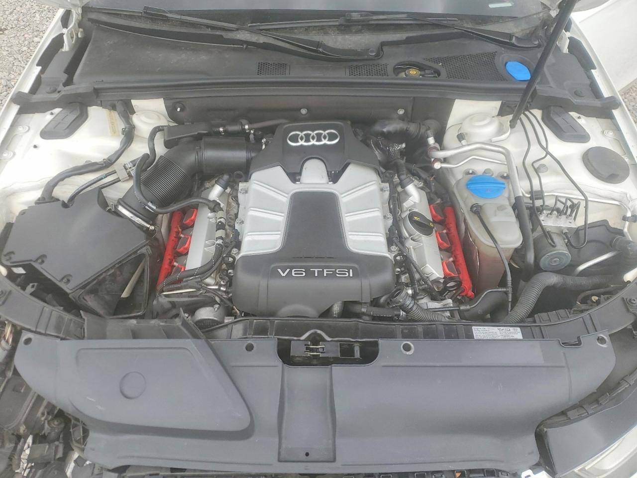 2014 Audi S4 Premium Plus White vin: WAUBGAFL3EA122006