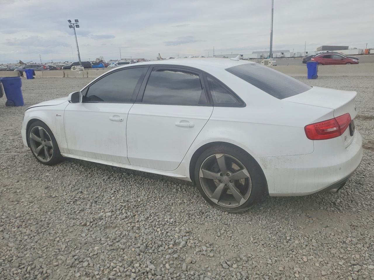 2014 Audi S4 Premium Plus White vin: WAUBGAFL3EA122006