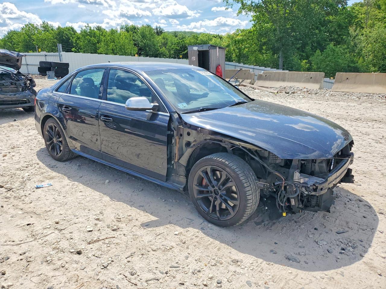 2014 Audi S4 Premium Plus Blue vin: WAUBGAFL3EA141686