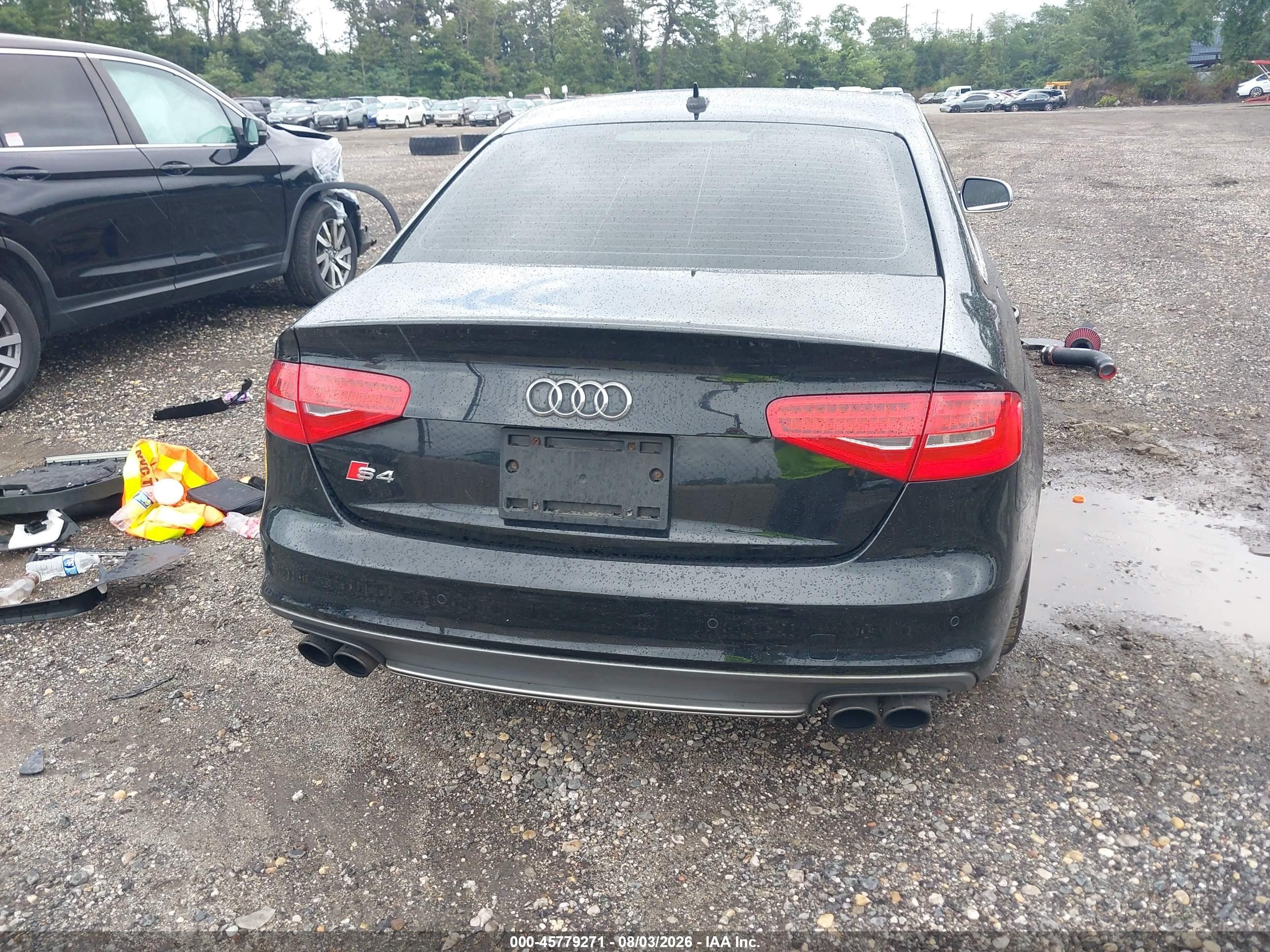 2015 Audi S4 3.0t Premium Plus Black vin: WAUBGAFL3FA020769