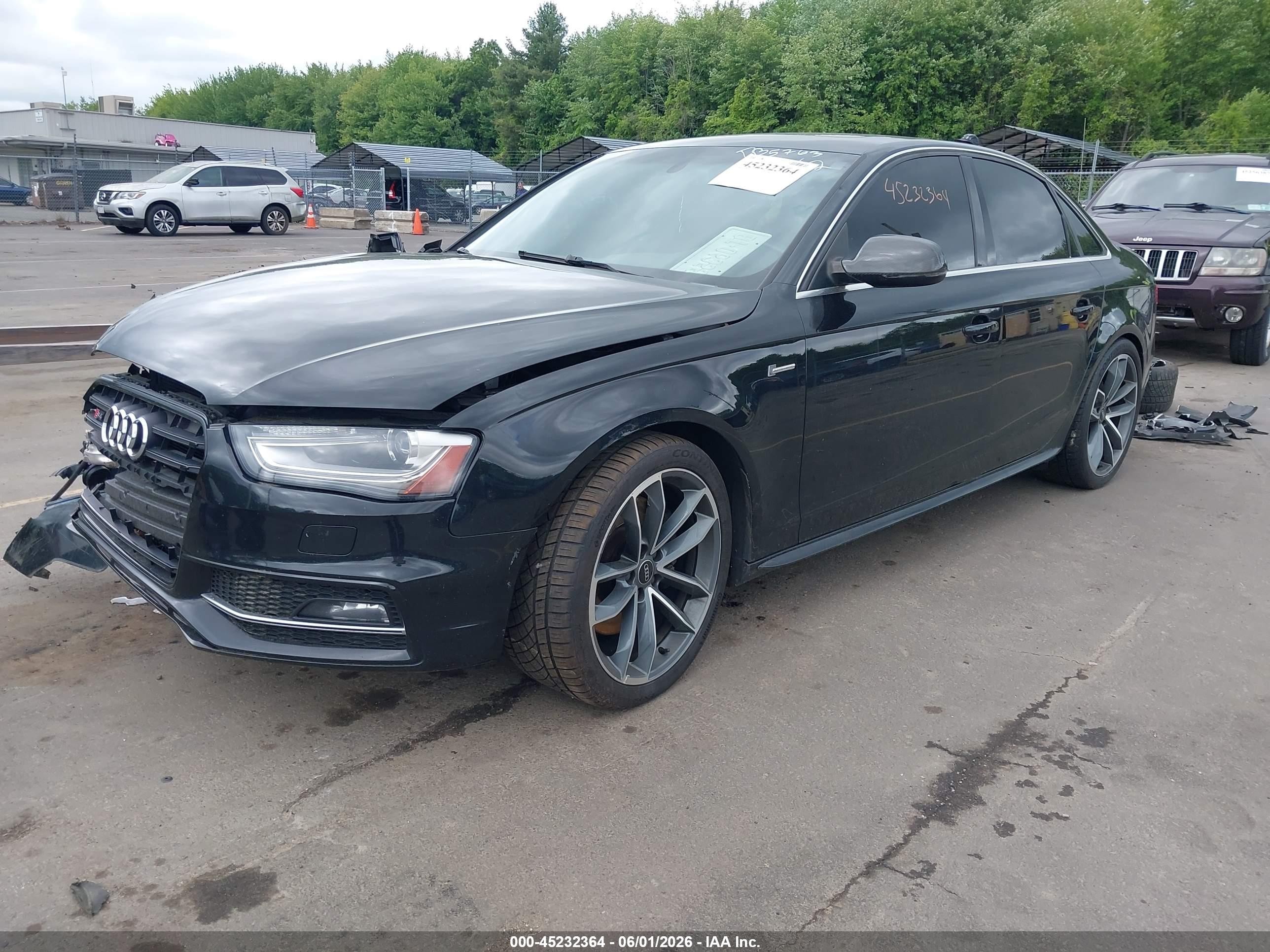 2015 Audi S4 3.0t Premium Plus Black vin: WAUBGAFL3FA068062