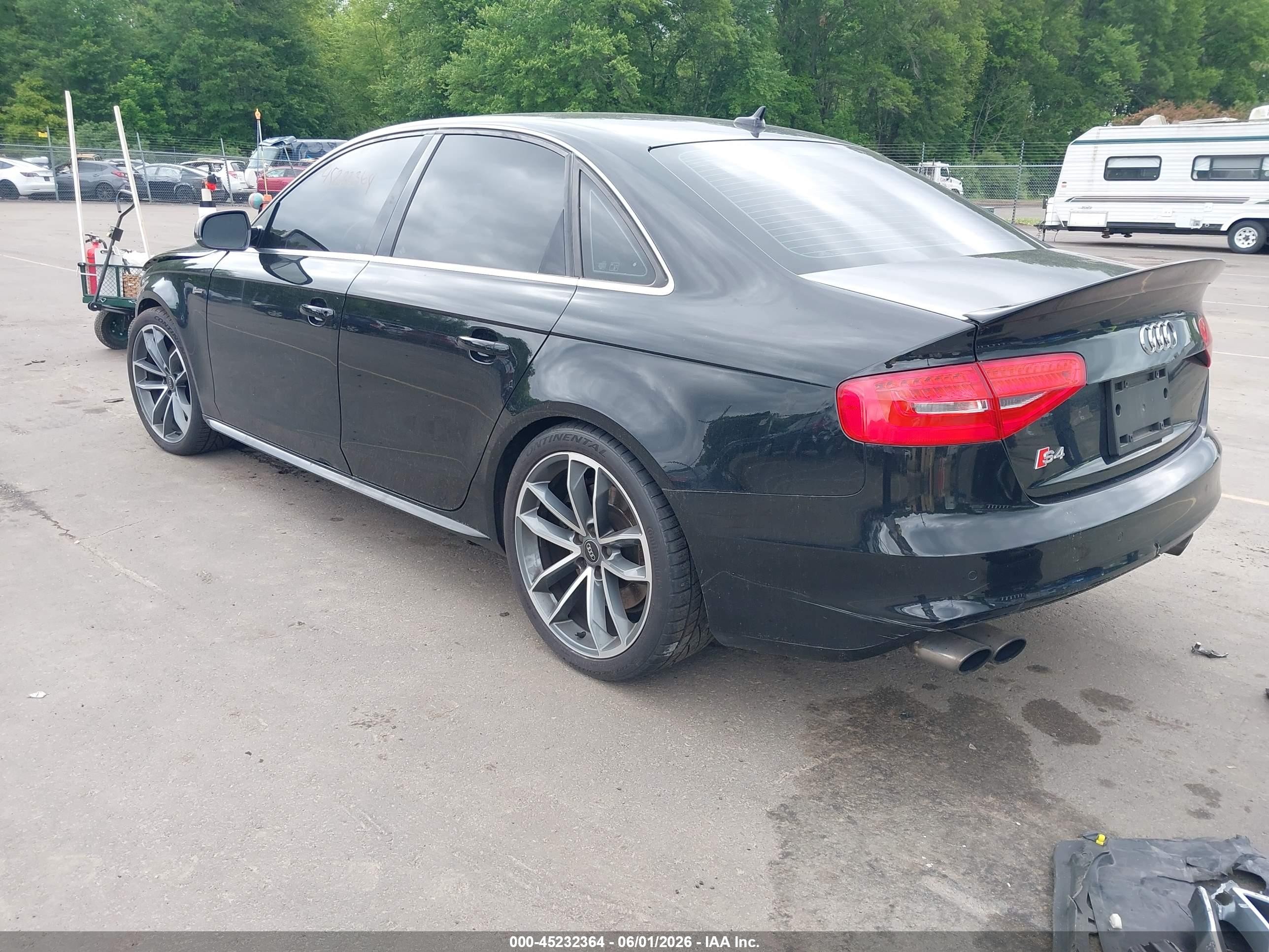 2015 Audi S4 3.0t Premium Plus Black vin: WAUBGAFL3FA068062