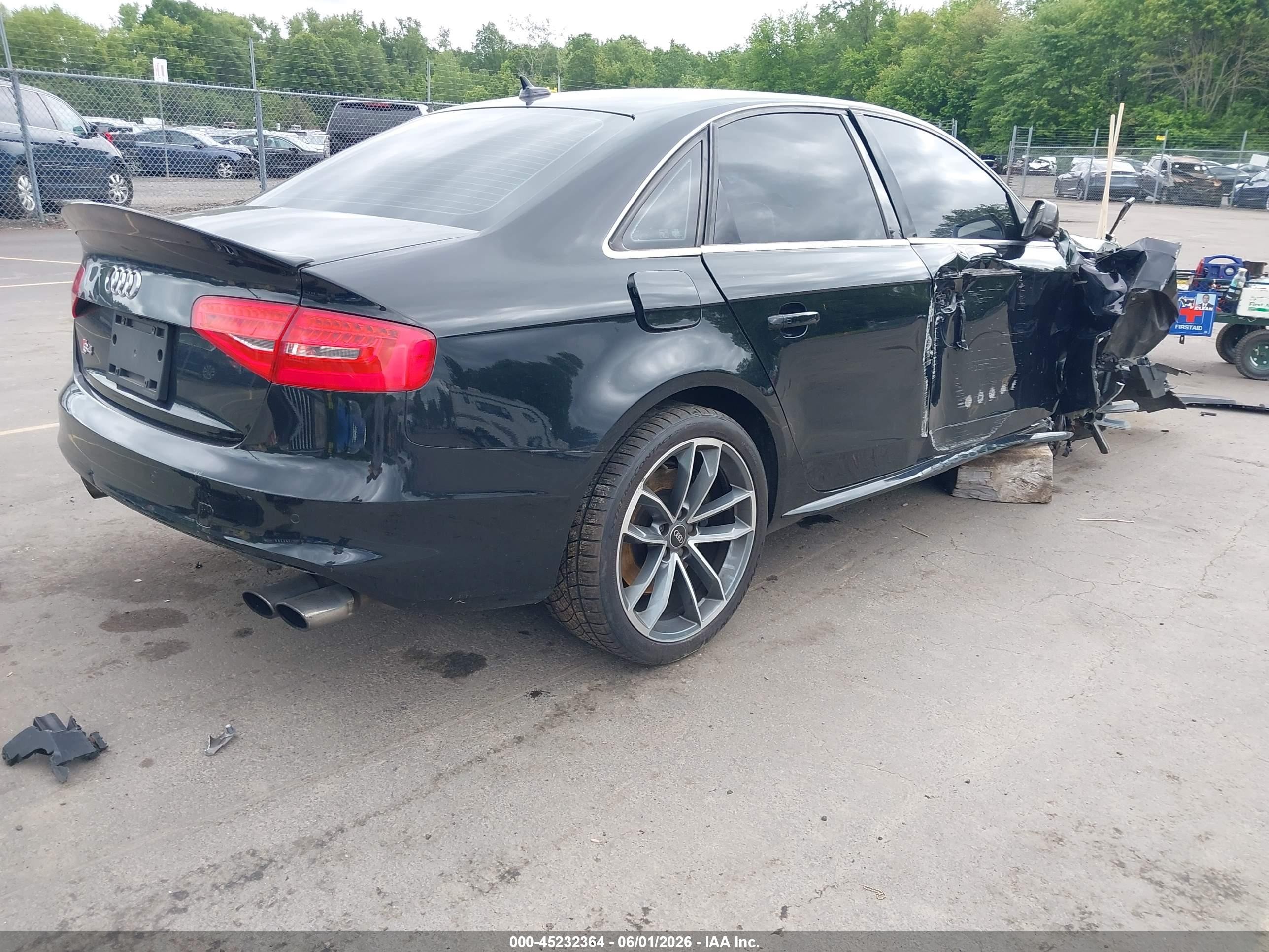 2015 Audi S4 3.0t Premium Plus Black vin: WAUBGAFL3FA068062