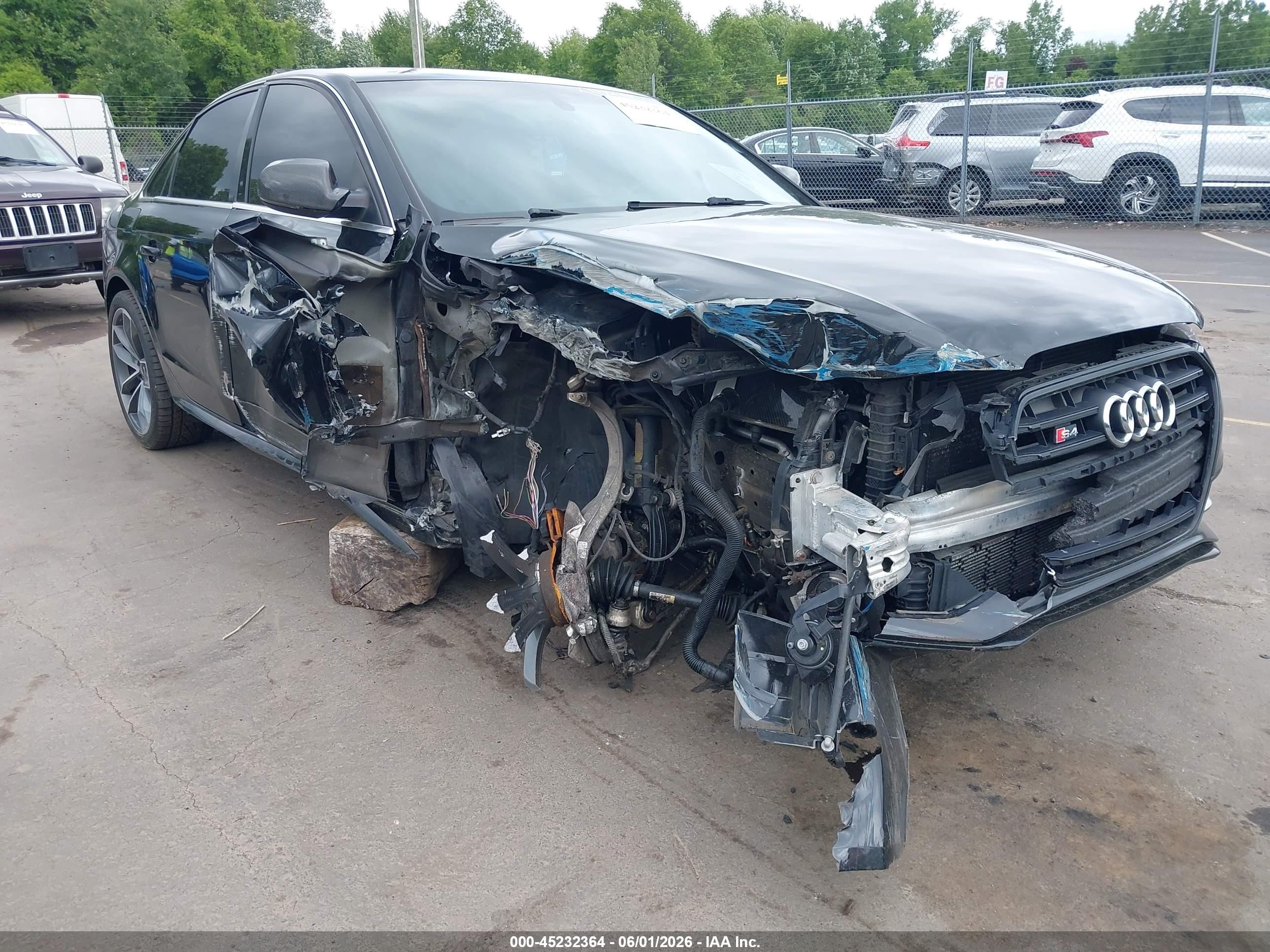 2015 Audi S4 3.0t Premium Plus Black vin: WAUBGAFL3FA068062