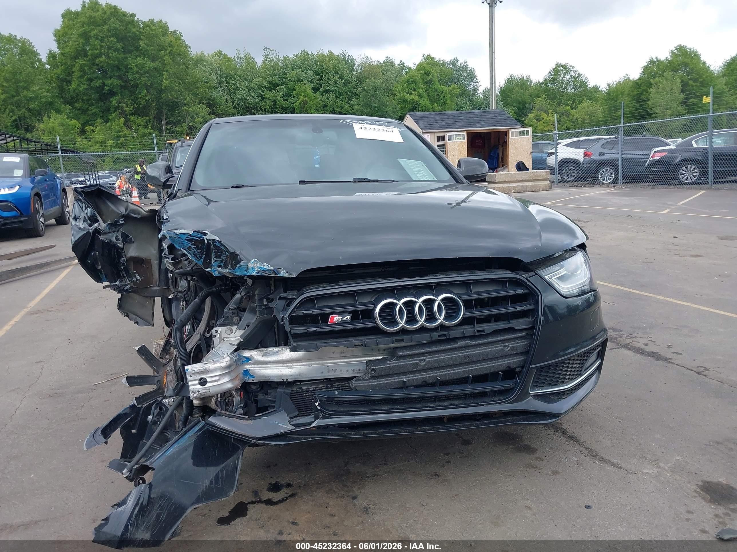 2015 Audi S4 3.0t Premium Plus Black vin: WAUBGAFL3FA068062
