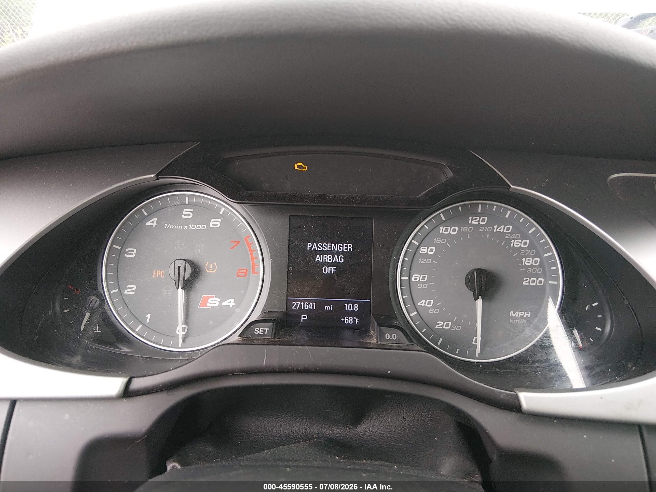 2010 Audi S4 3.0 Premium Plus White vin: WAUBGAFL4AA038125