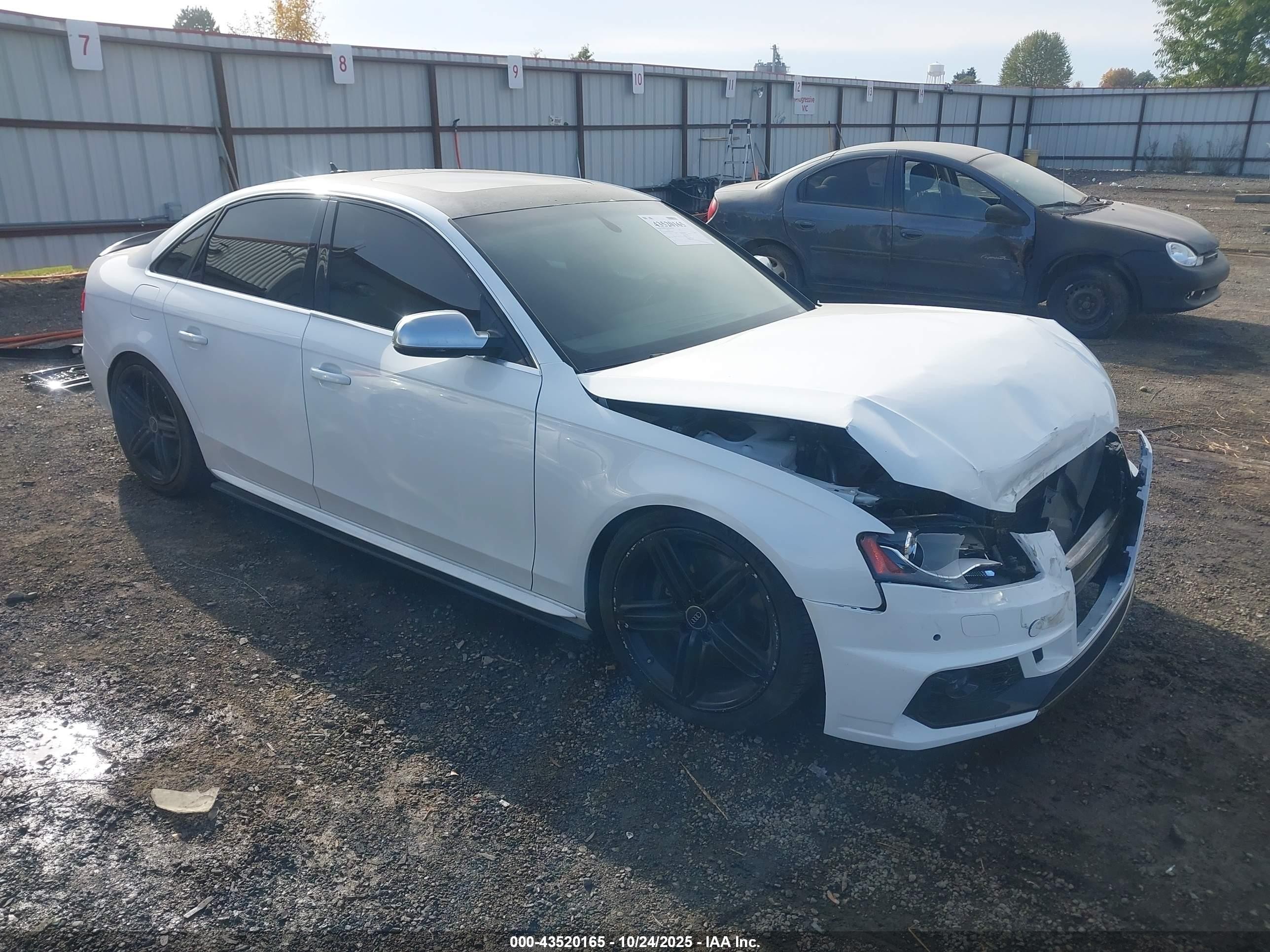 2011 Audi S4 3.0 Premium Plus White vin: WAUBGAFL4BA154586