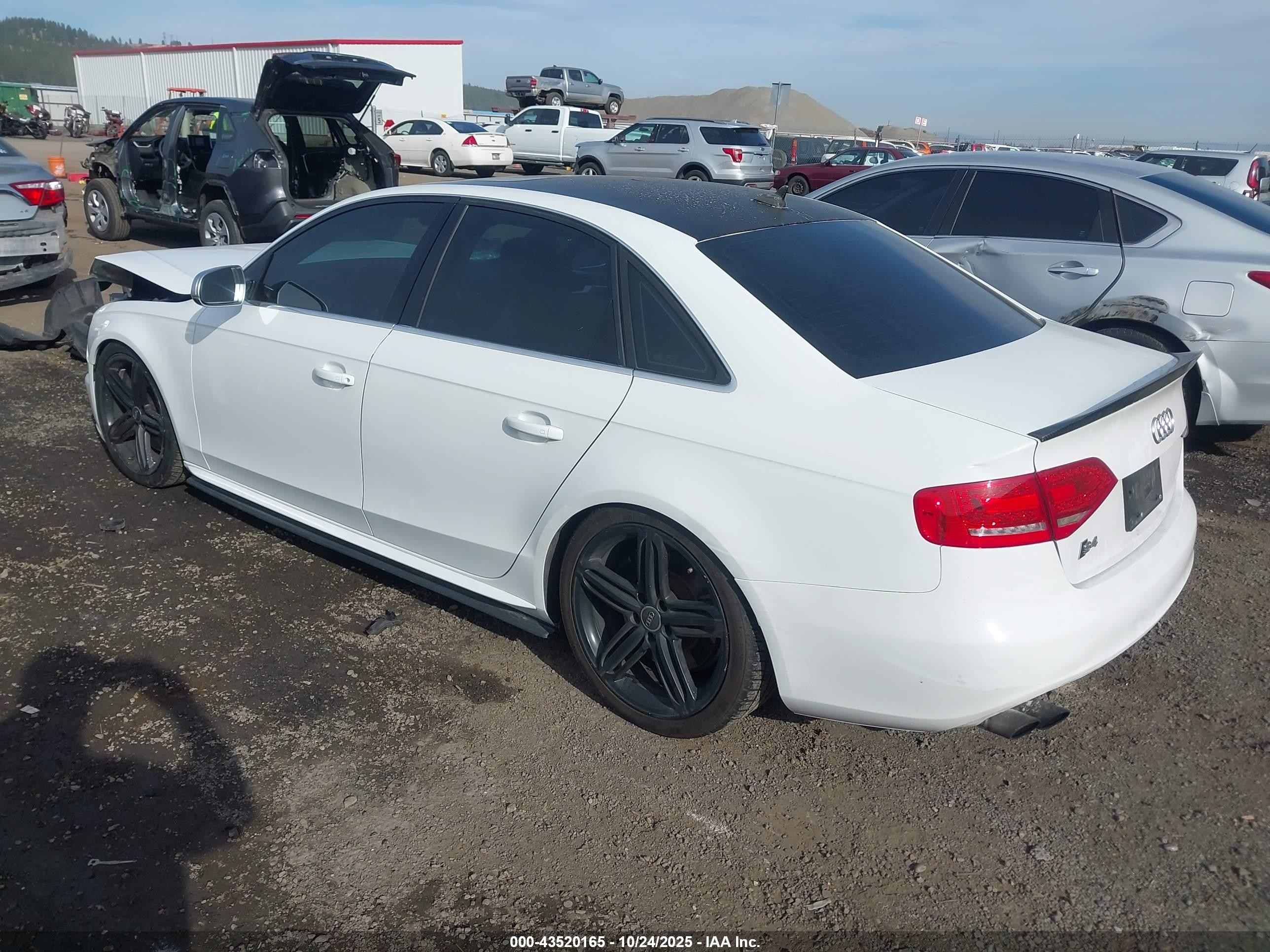 2011 Audi S4 3.0 Premium Plus White vin: WAUBGAFL4BA154586