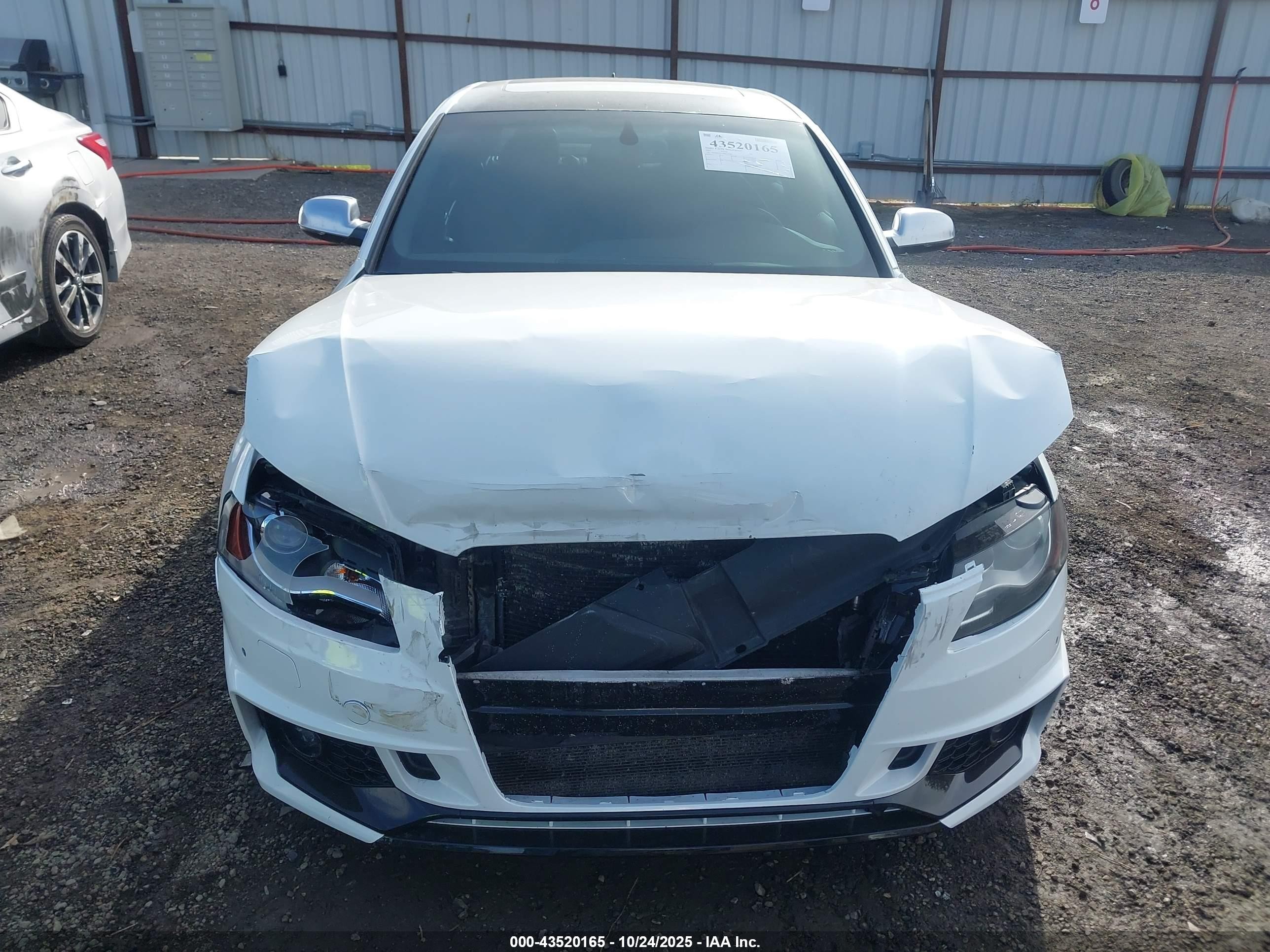 2011 Audi S4 3.0 Premium Plus White vin: WAUBGAFL4BA154586