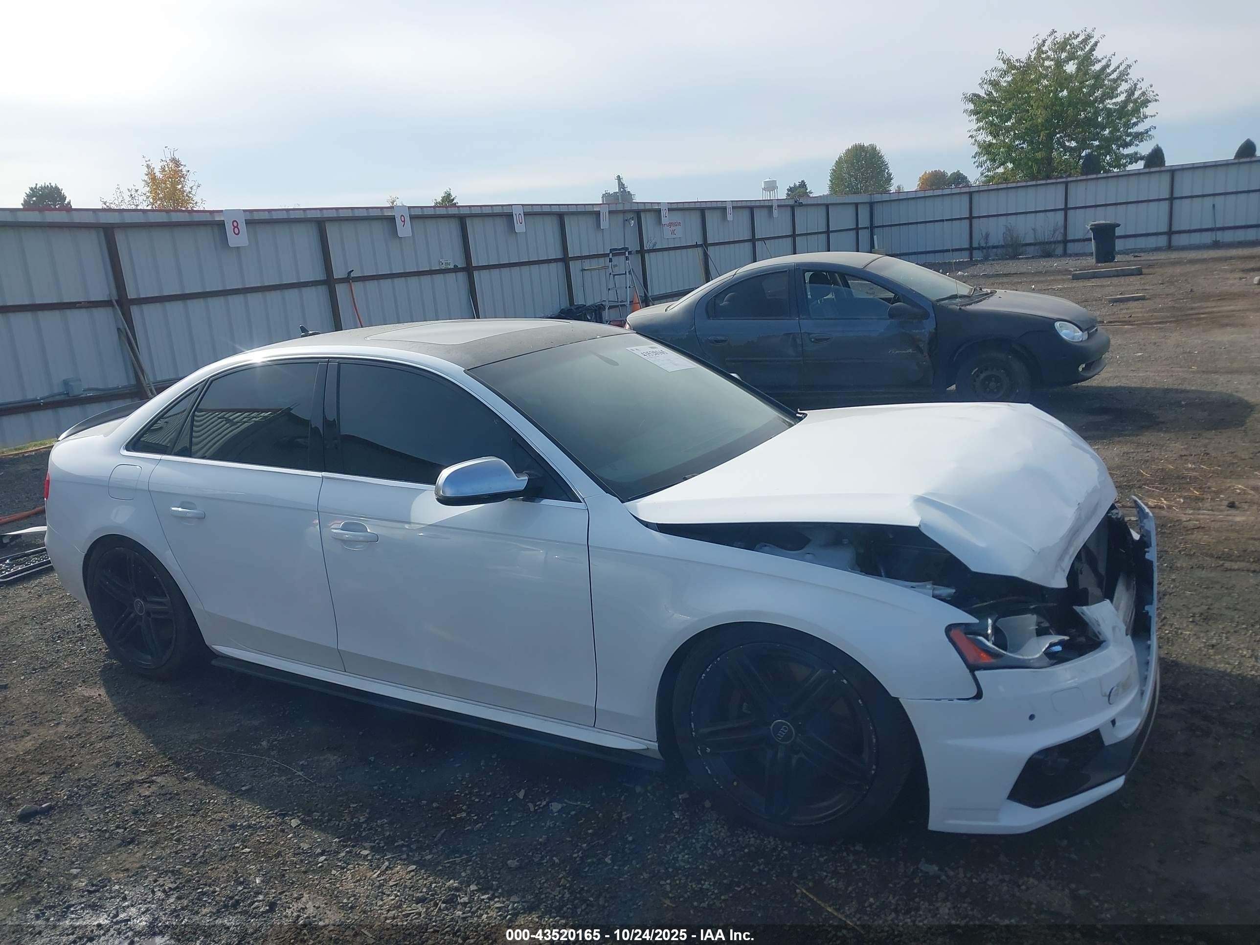 2011 Audi S4 3.0 Premium Plus White vin: WAUBGAFL4BA154586