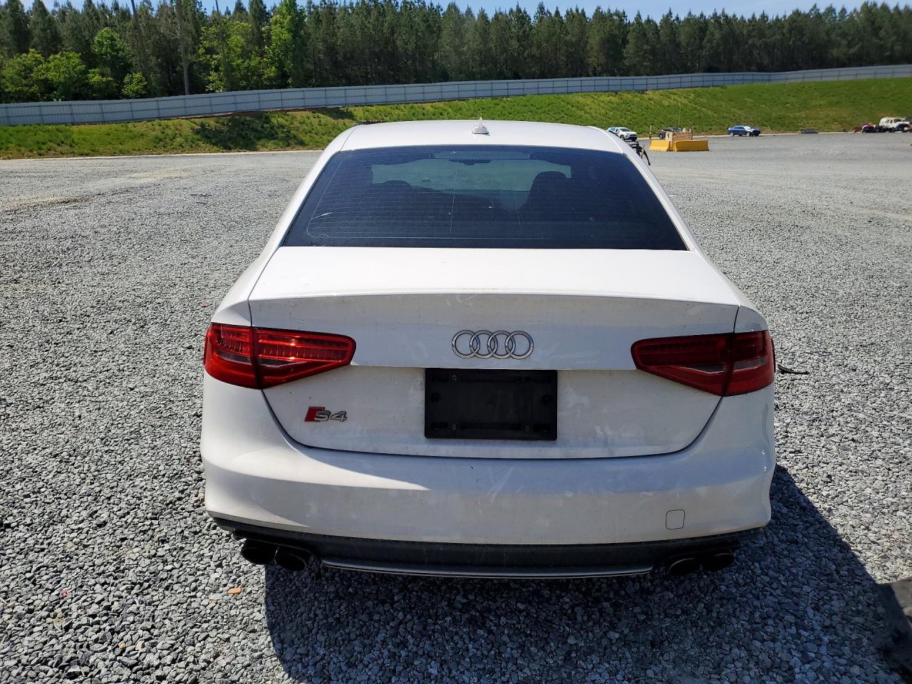 2013 Audi S4 Premium Plus White vin: WAUBGAFL4DA162593