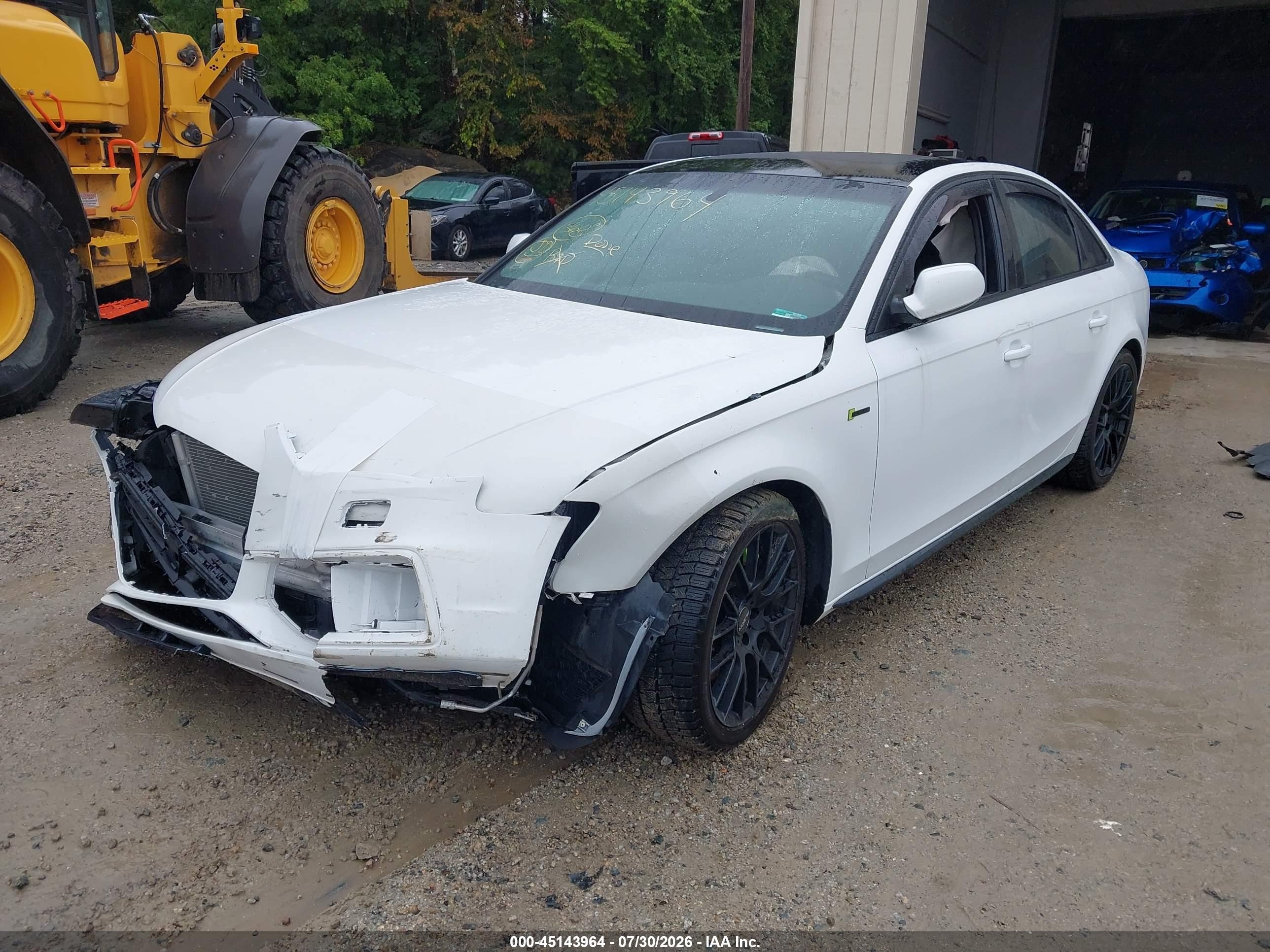 2014 Audi S4 3.0t Premium Plus White vin: WAUBGAFL4EA020262