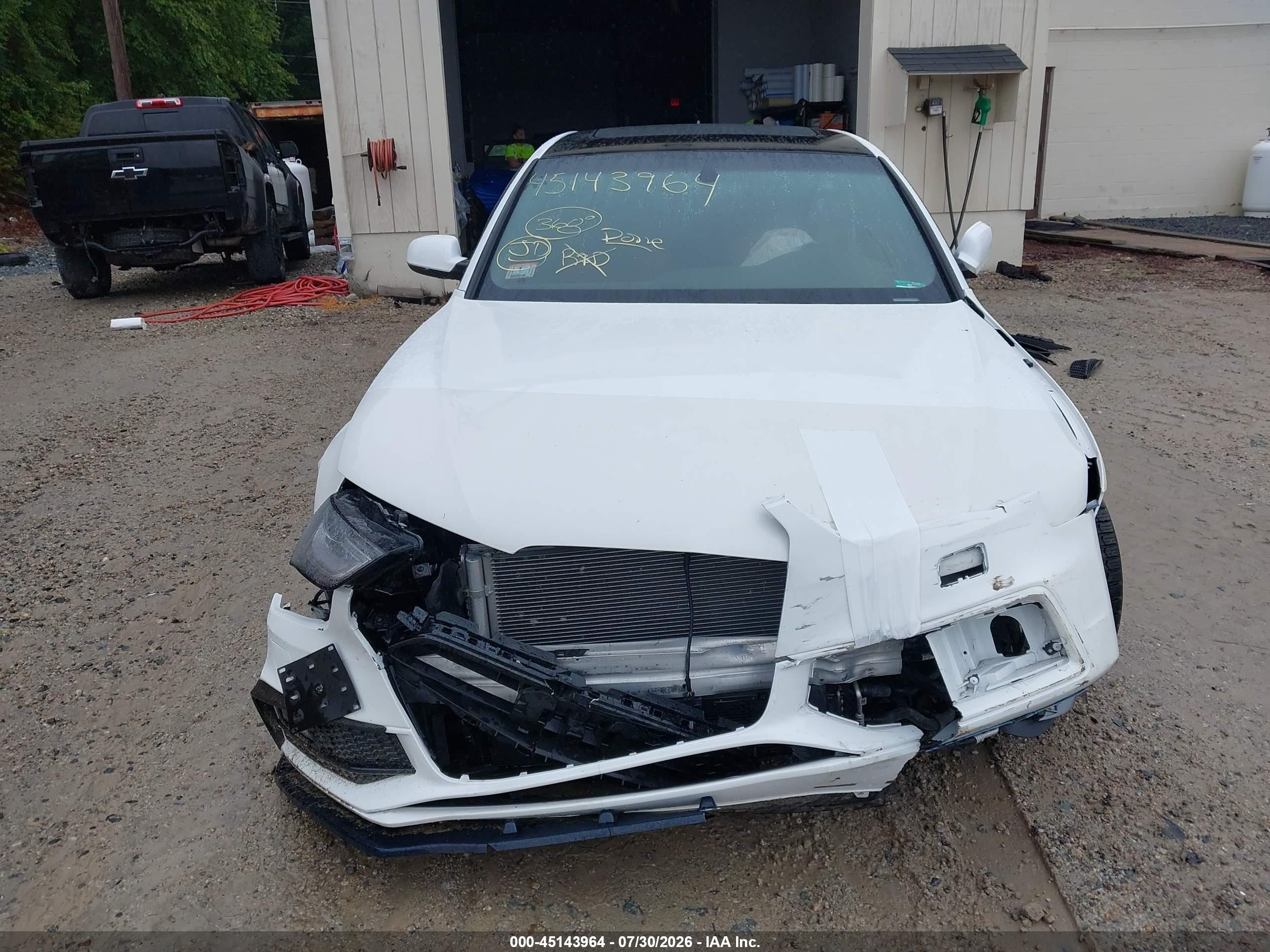 2014 Audi S4 3.0t Premium Plus White vin: WAUBGAFL4EA020262