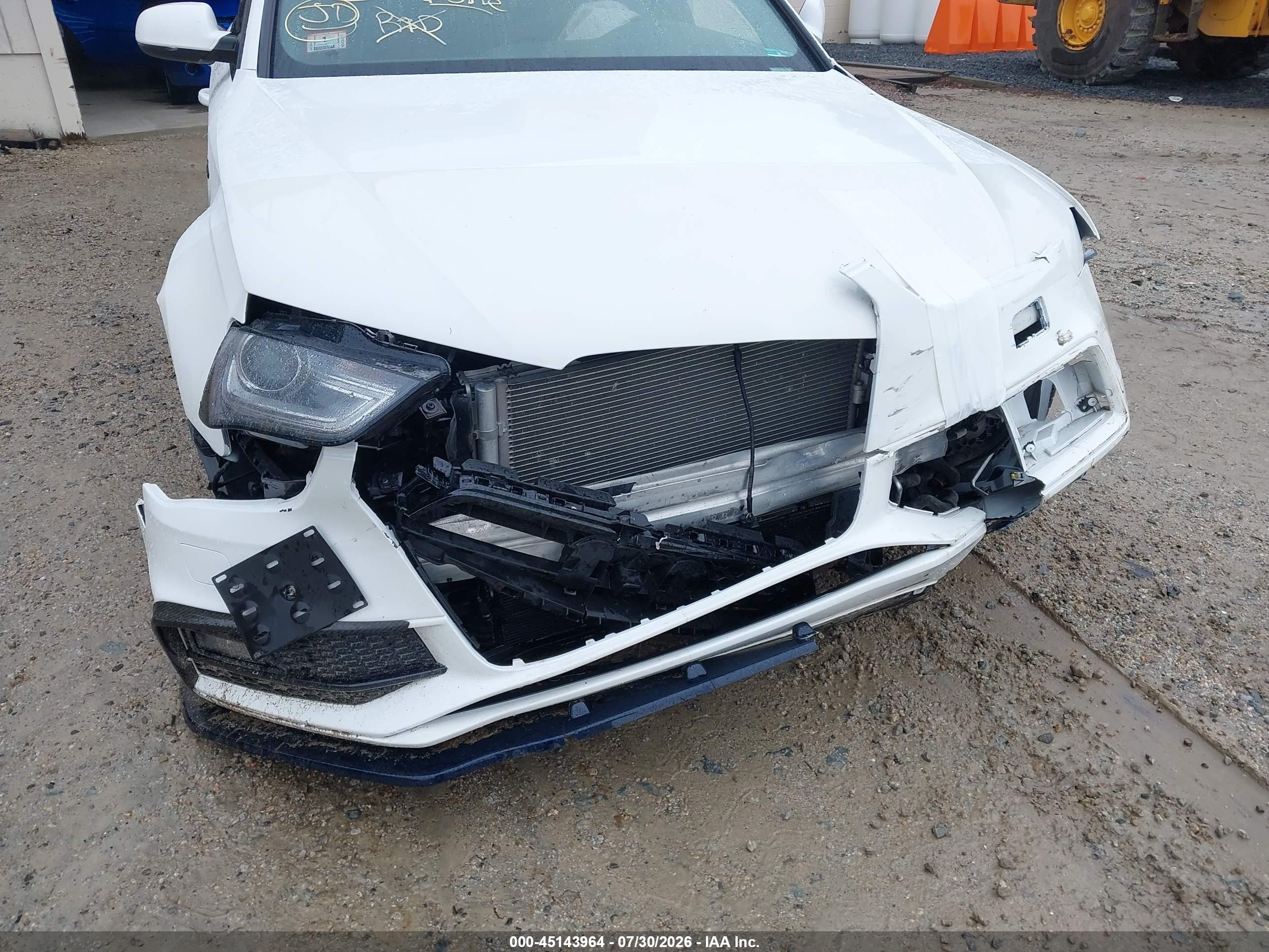 2014 Audi S4 3.0t Premium Plus White vin: WAUBGAFL4EA020262