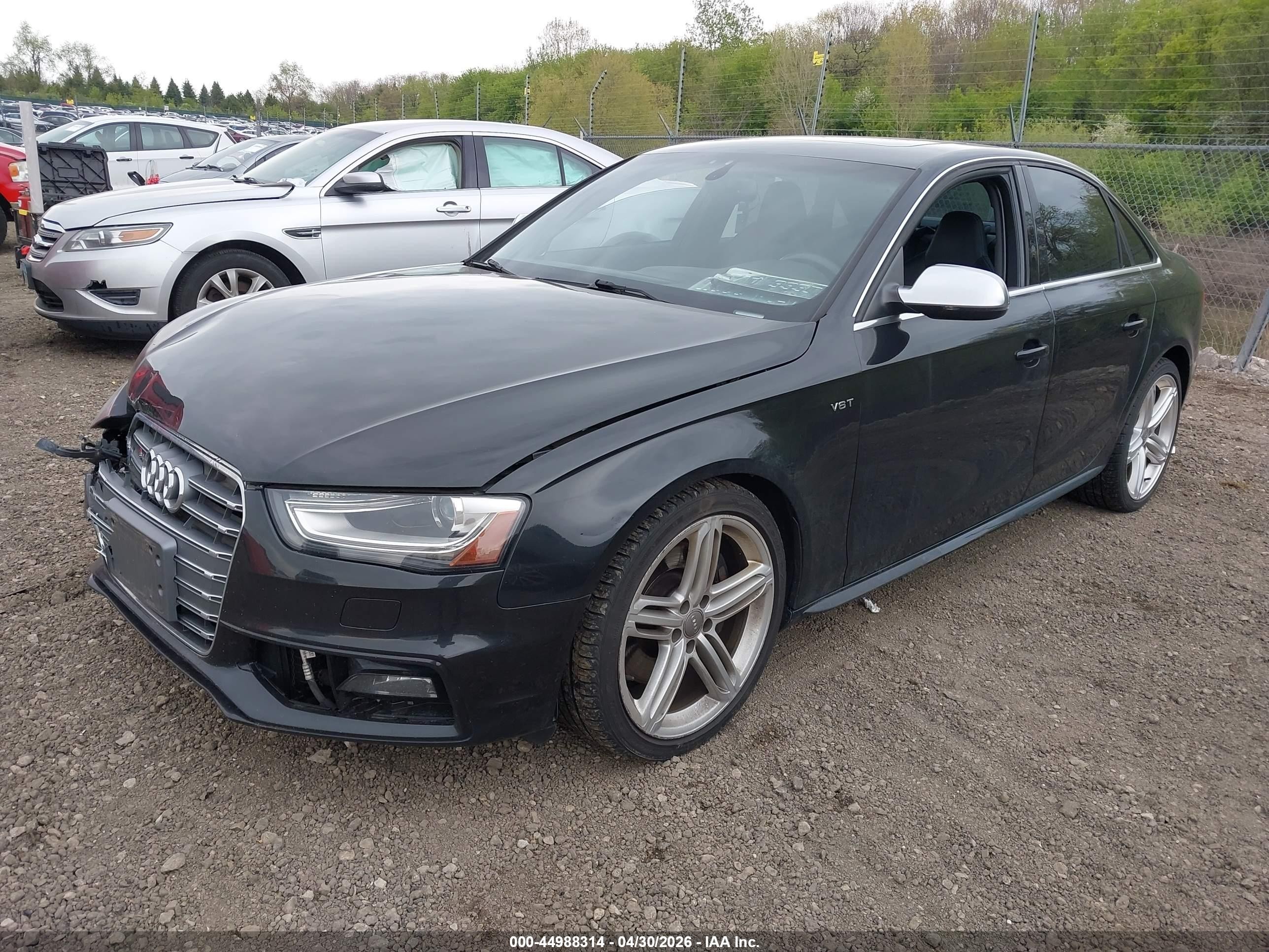 2014 Audi S4 3.0t Premium Plus Black vin: WAUBGAFL4EA144810