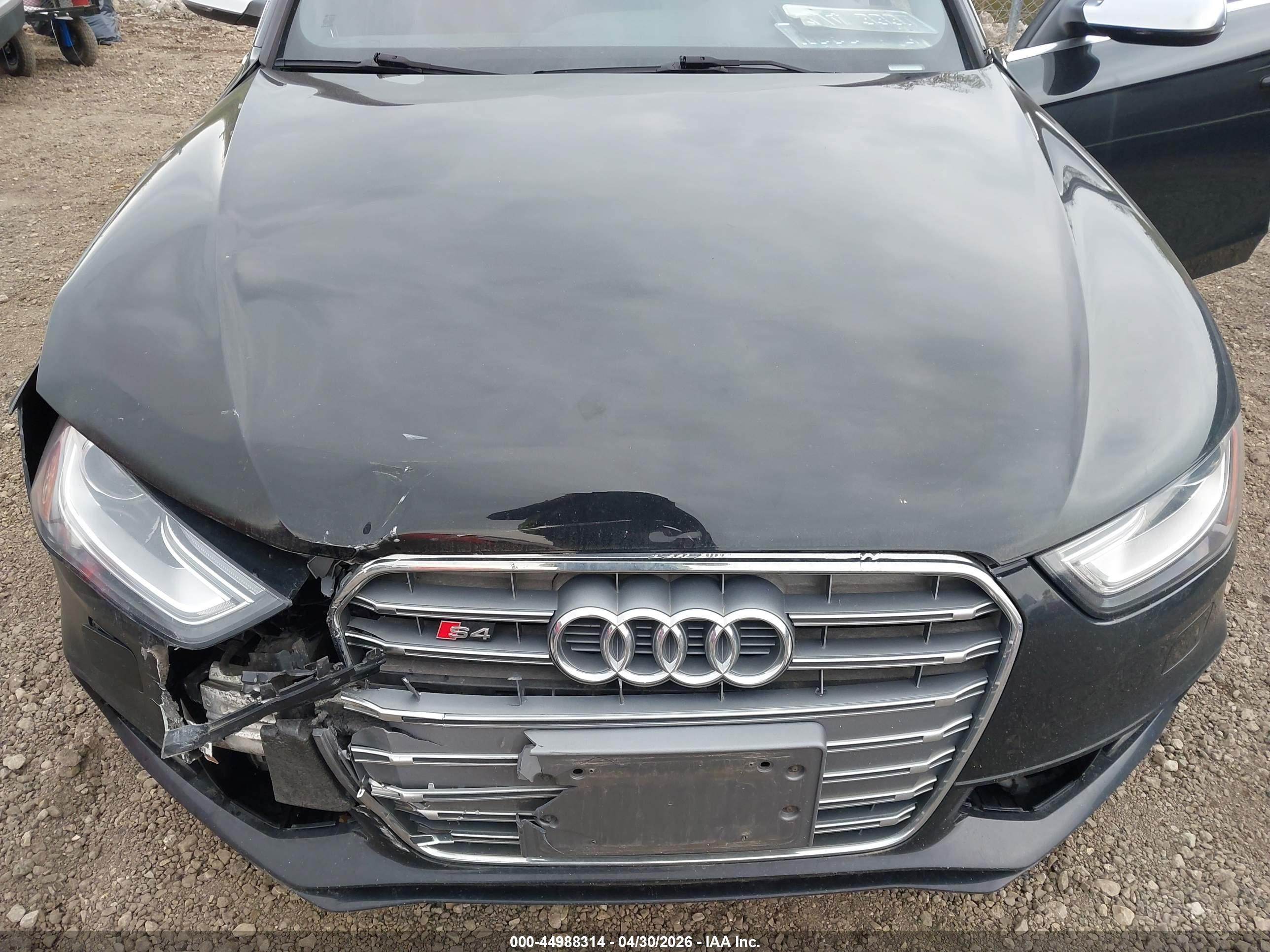 2014 Audi S4 3.0t Premium Plus Black vin: WAUBGAFL4EA144810