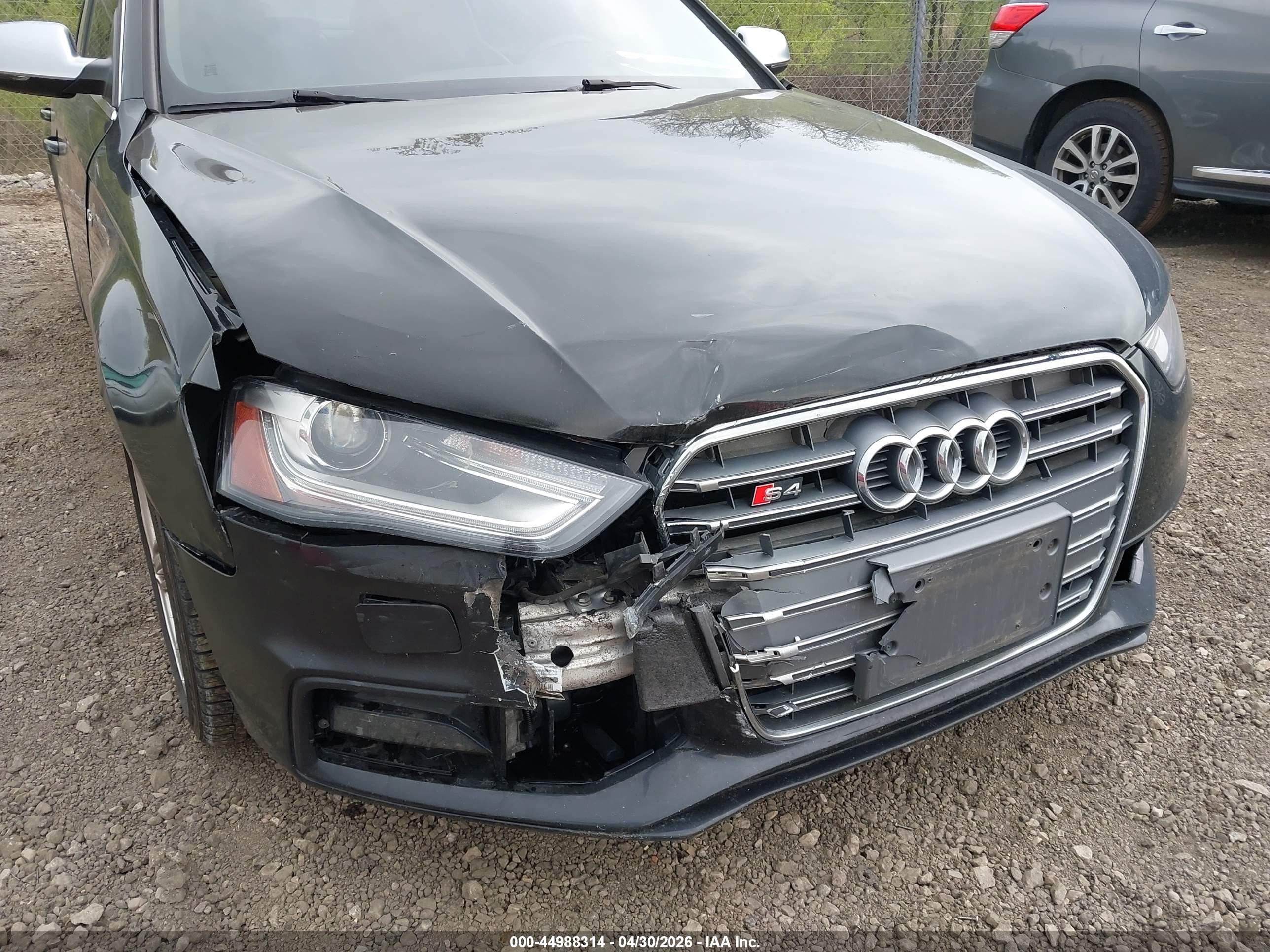 2014 Audi S4 3.0t Premium Plus Black vin: WAUBGAFL4EA144810