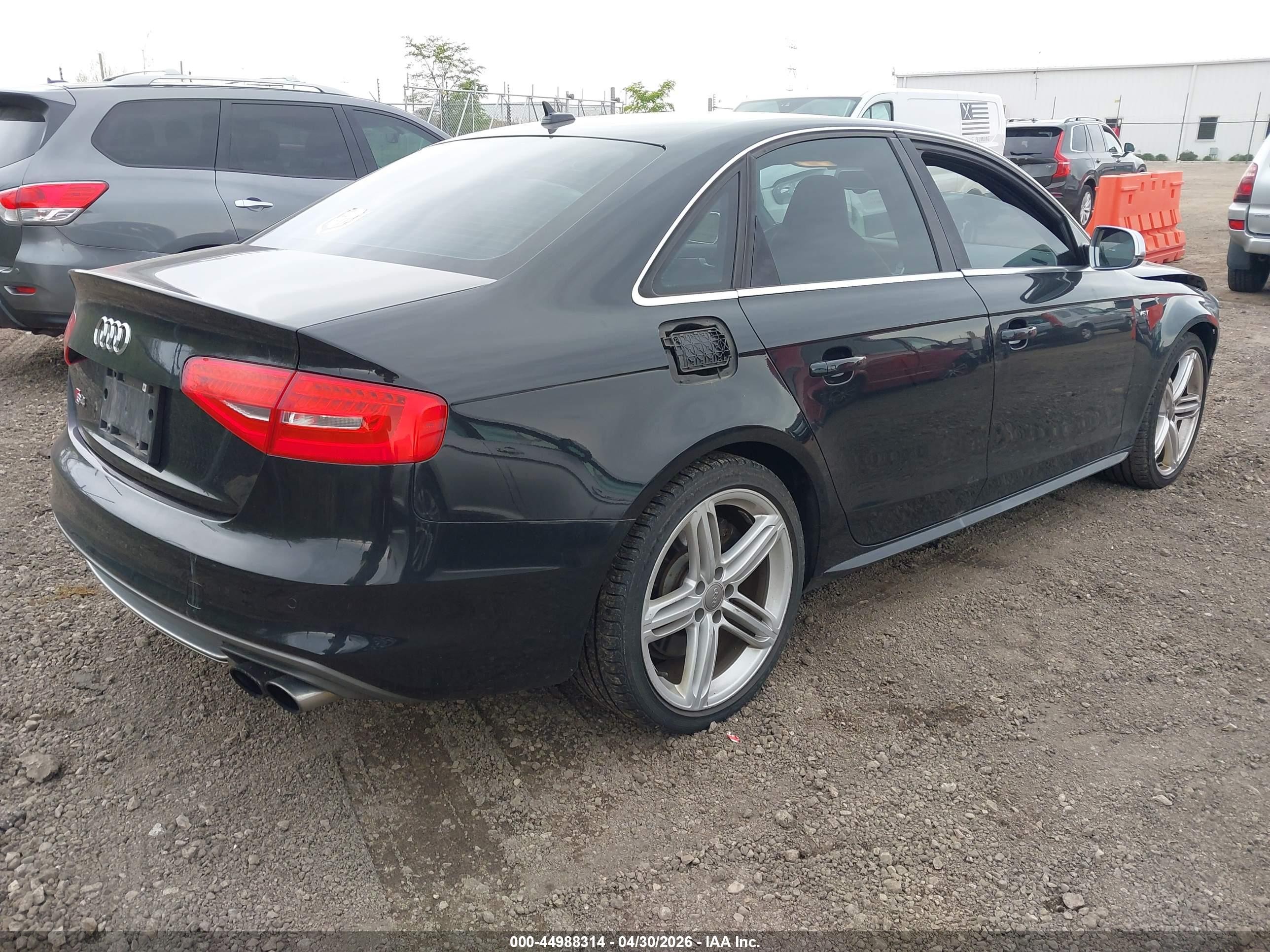 2014 Audi S4 3.0t Premium Plus Black vin: WAUBGAFL4EA144810