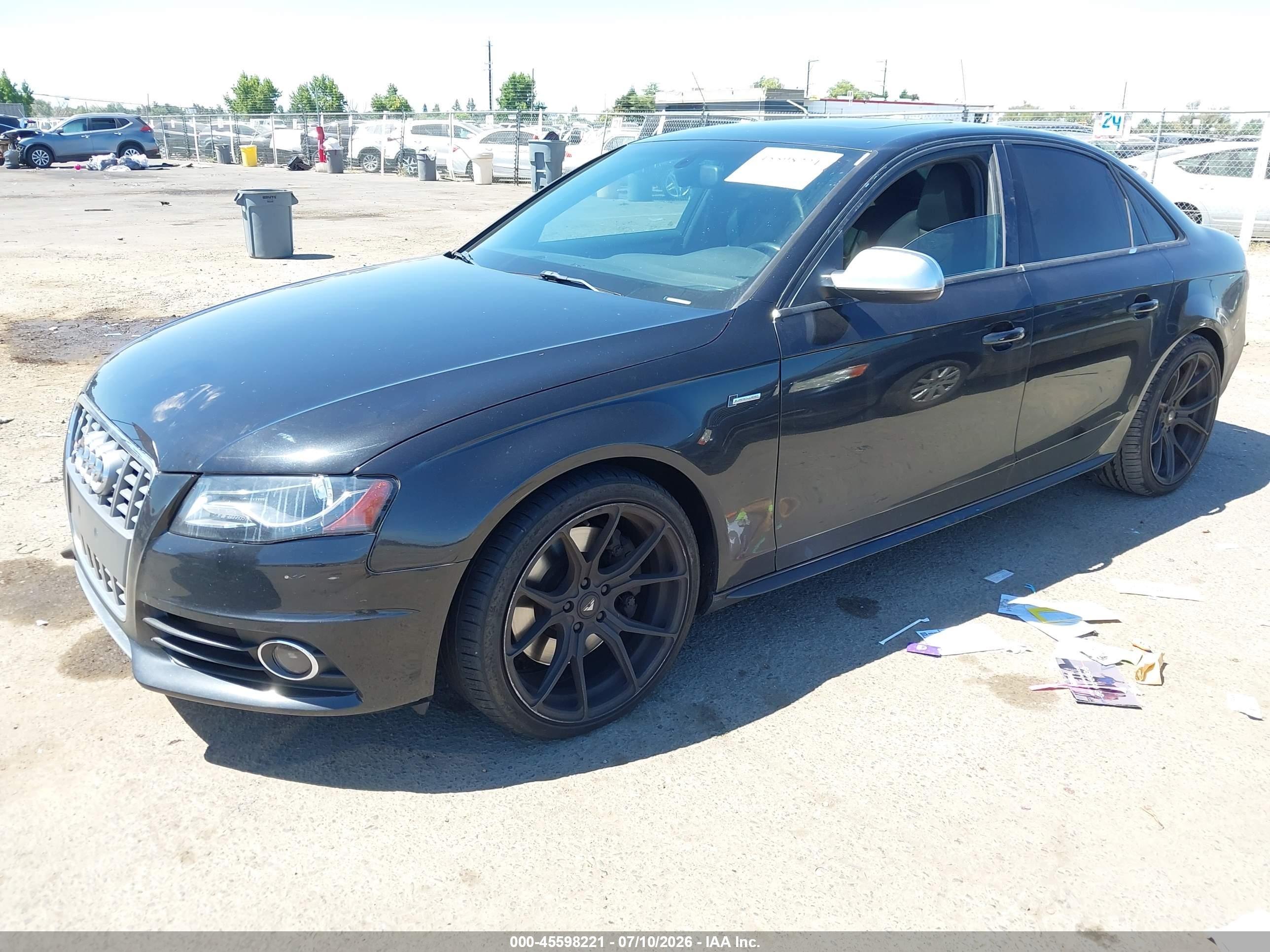 2010 Audi S4 3.0 Premium Plus Black vin: WAUBGAFL5AA185232
