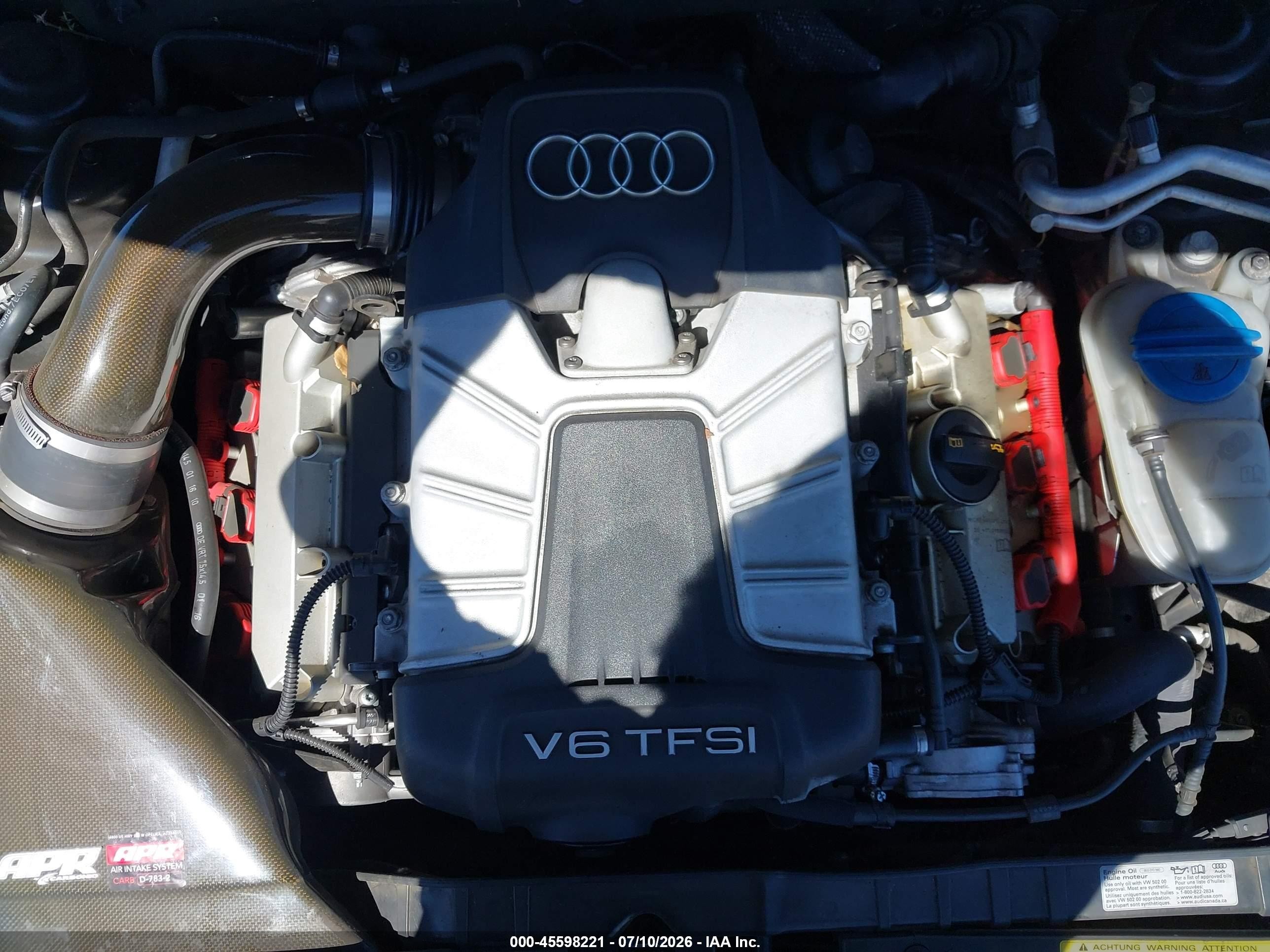 2010 Audi S4 3.0 Premium Plus Black vin: WAUBGAFL5AA185232