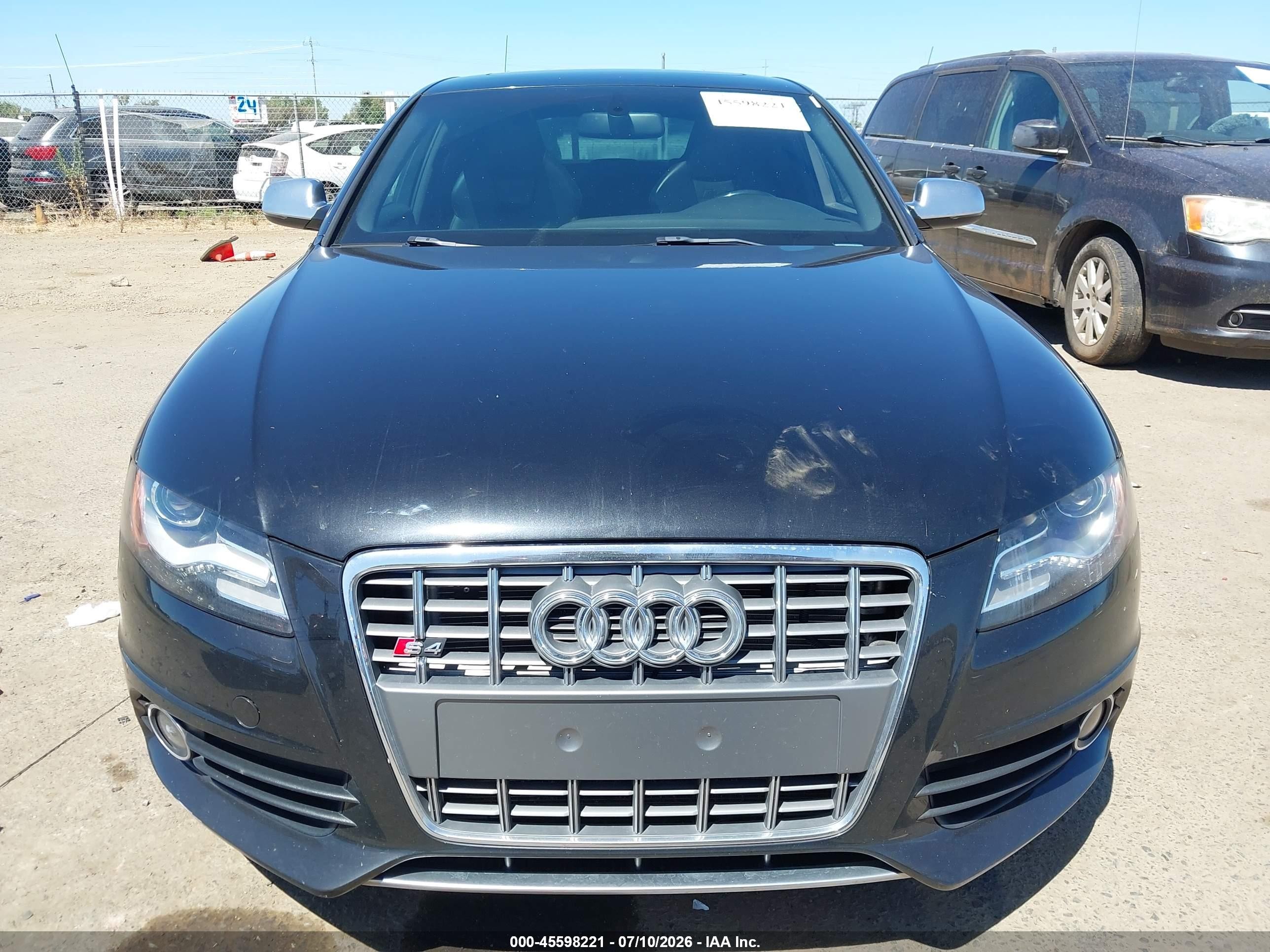 2010 Audi S4 3.0 Premium Plus Black vin: WAUBGAFL5AA185232