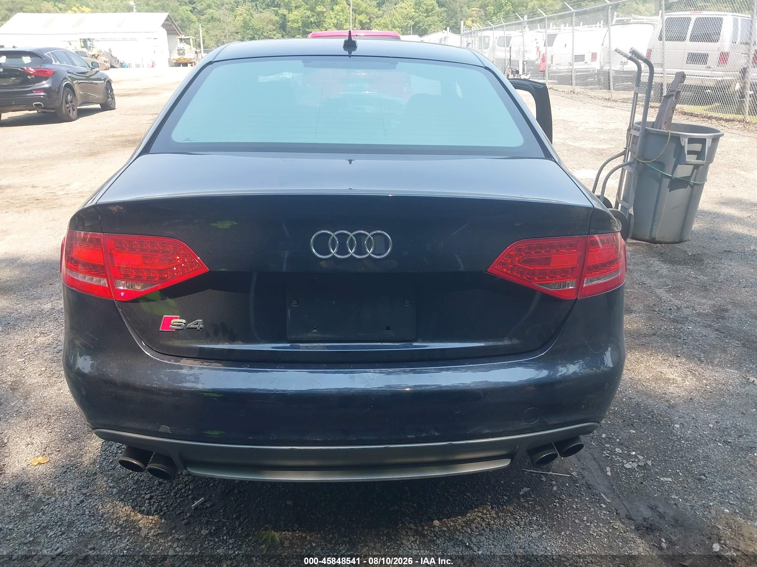 2012 Audi S4 Premium Plus Gray vin: WAUBGAFL5CA114633