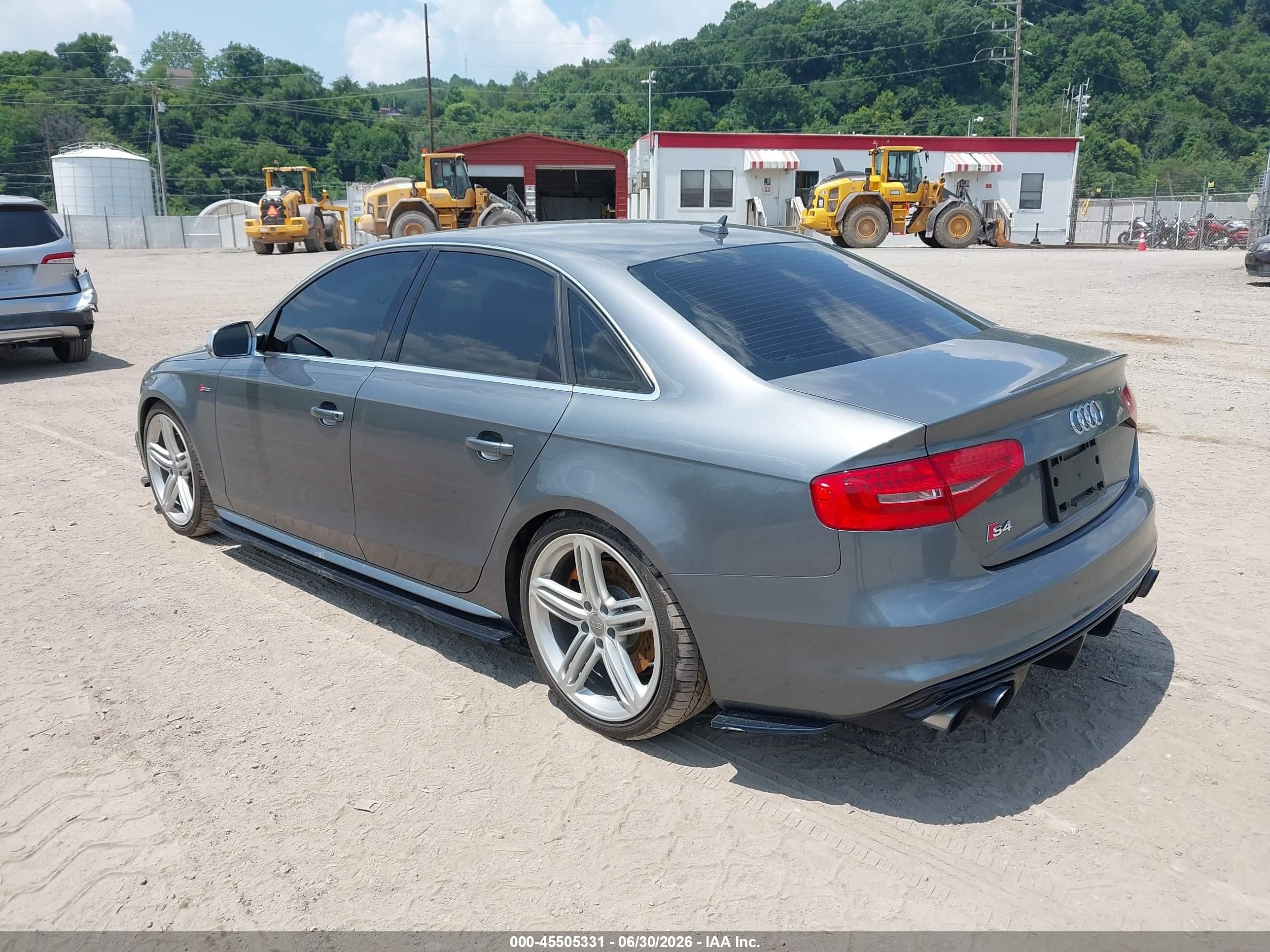 2014 Audi S4 3.0t Premium Plus Gray vin: WAUBGAFL5EA062049