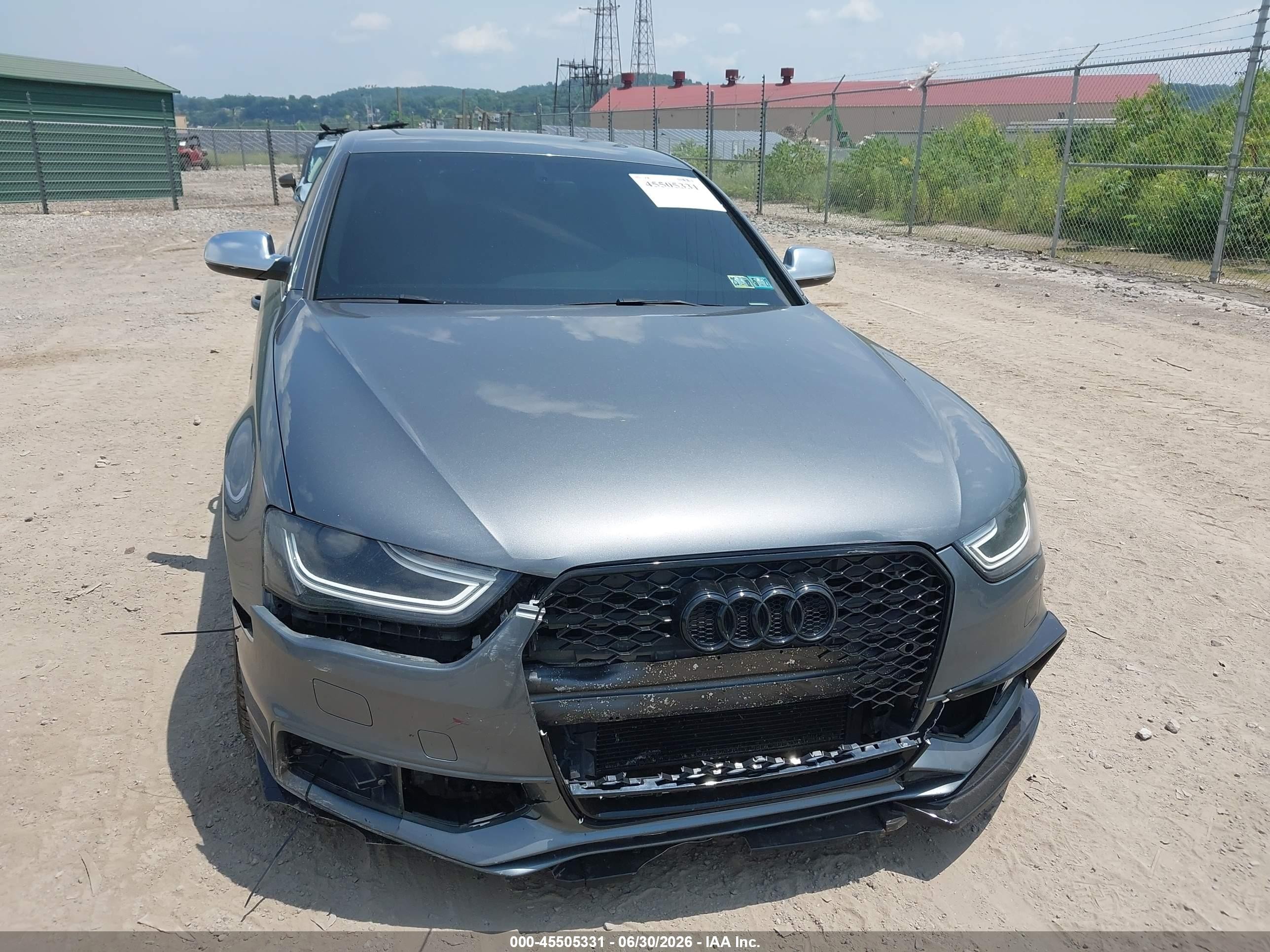 2014 Audi S4 3.0t Premium Plus Gray vin: WAUBGAFL5EA062049
