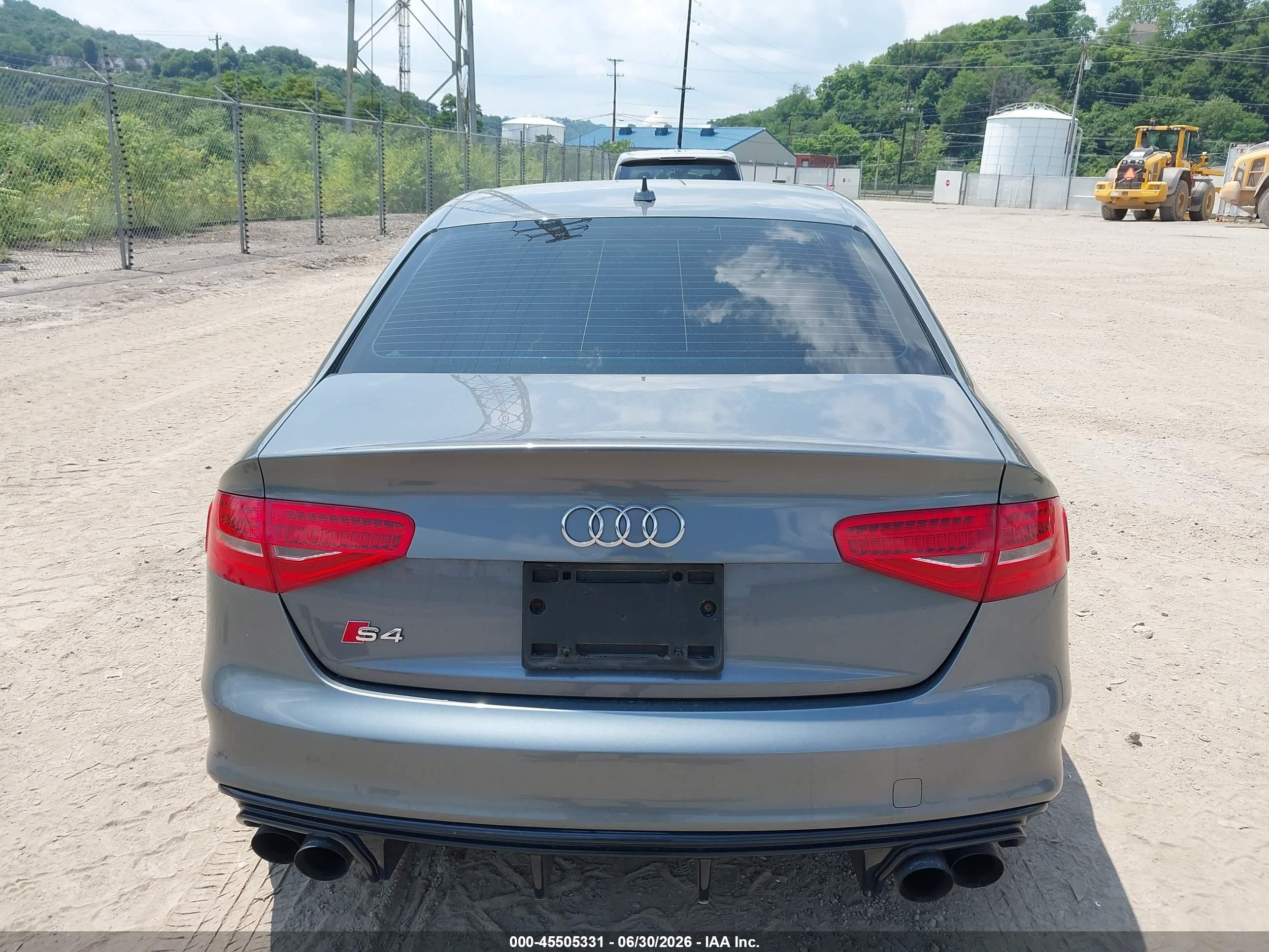 2014 Audi S4 3.0t Premium Plus Gray vin: WAUBGAFL5EA062049