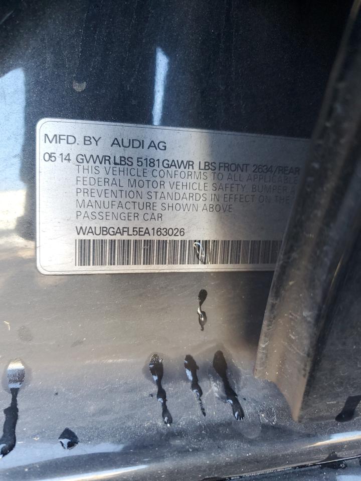 2014 Audi S4 Premium Plus Black vin: WAUBGAFL5EA163026
