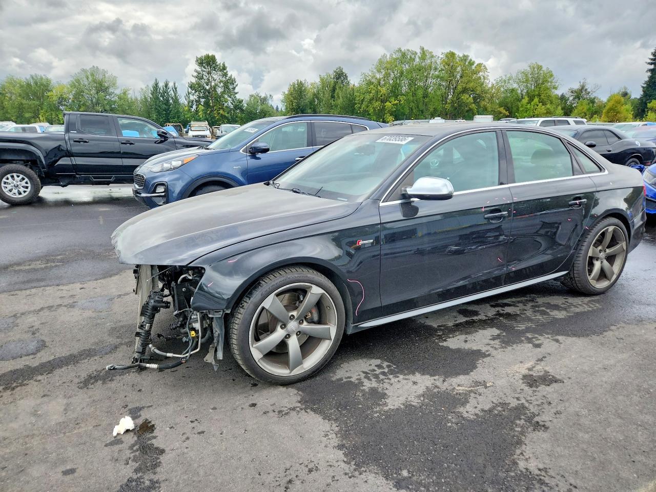 2014 Audi S4 Premium Plus Black vin: WAUBGAFL5EA163026