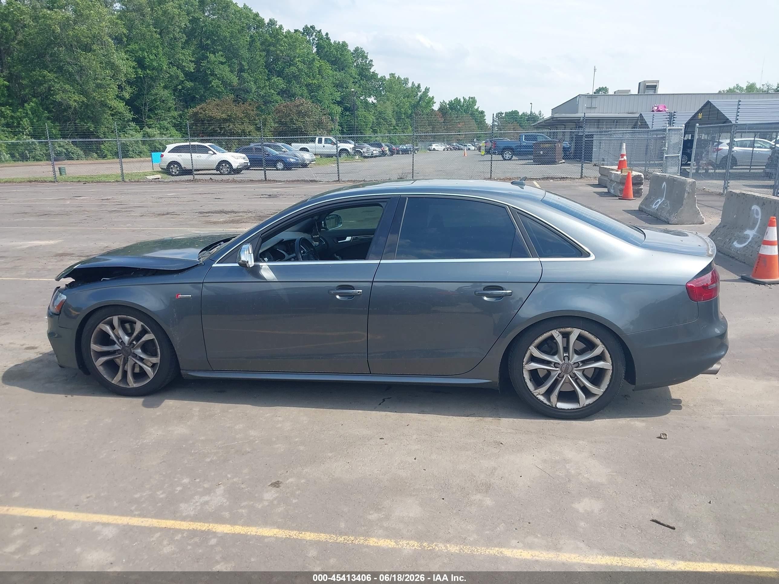2015 Audi S4 3.0t Premium Plus Gray vin: WAUBGAFL5FA066846