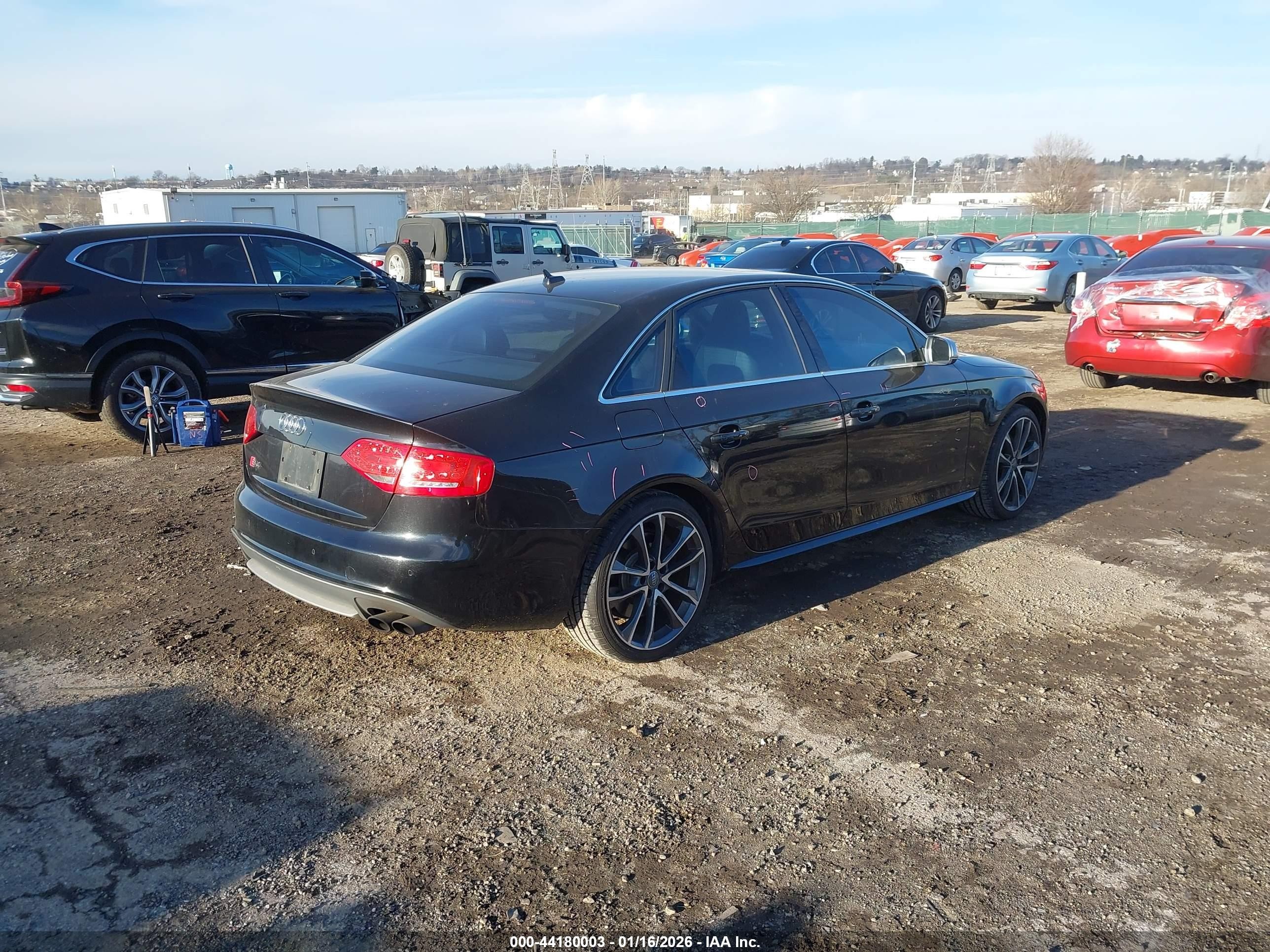 2012 Audi S4 3.0 Premium Plus Black vin: WAUBGAFL6CA101230