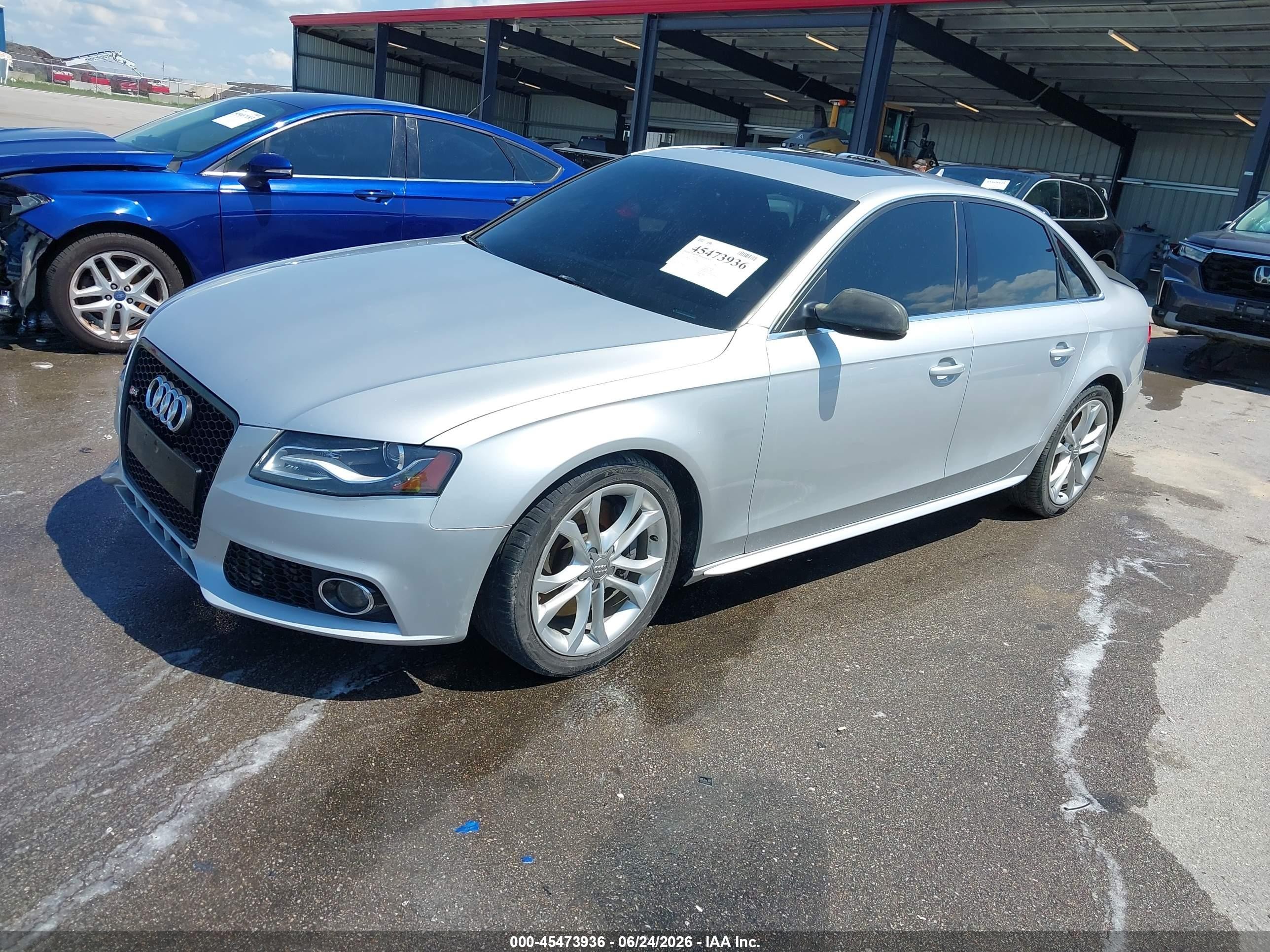 2012 Audi S4 3.0 Premium Plus Silver vin: WAUBGAFL6CA115886