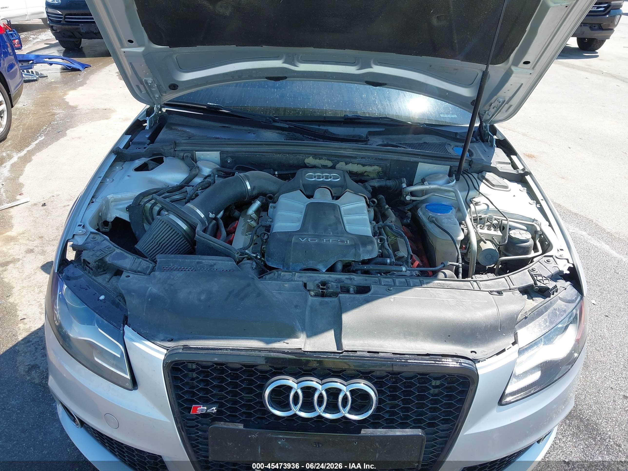 2012 Audi S4 3.0 Premium Plus Silver vin: WAUBGAFL6CA115886