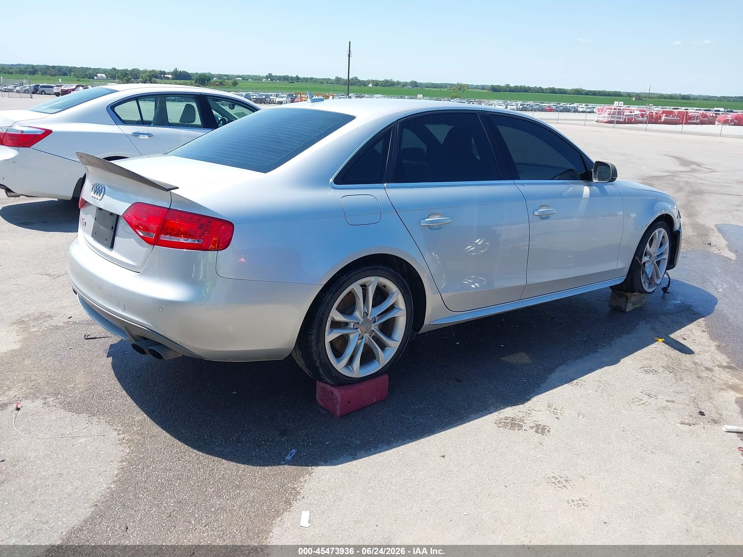 2012 Audi S4 3.0 Premium Plus Silver vin: WAUBGAFL6CA115886