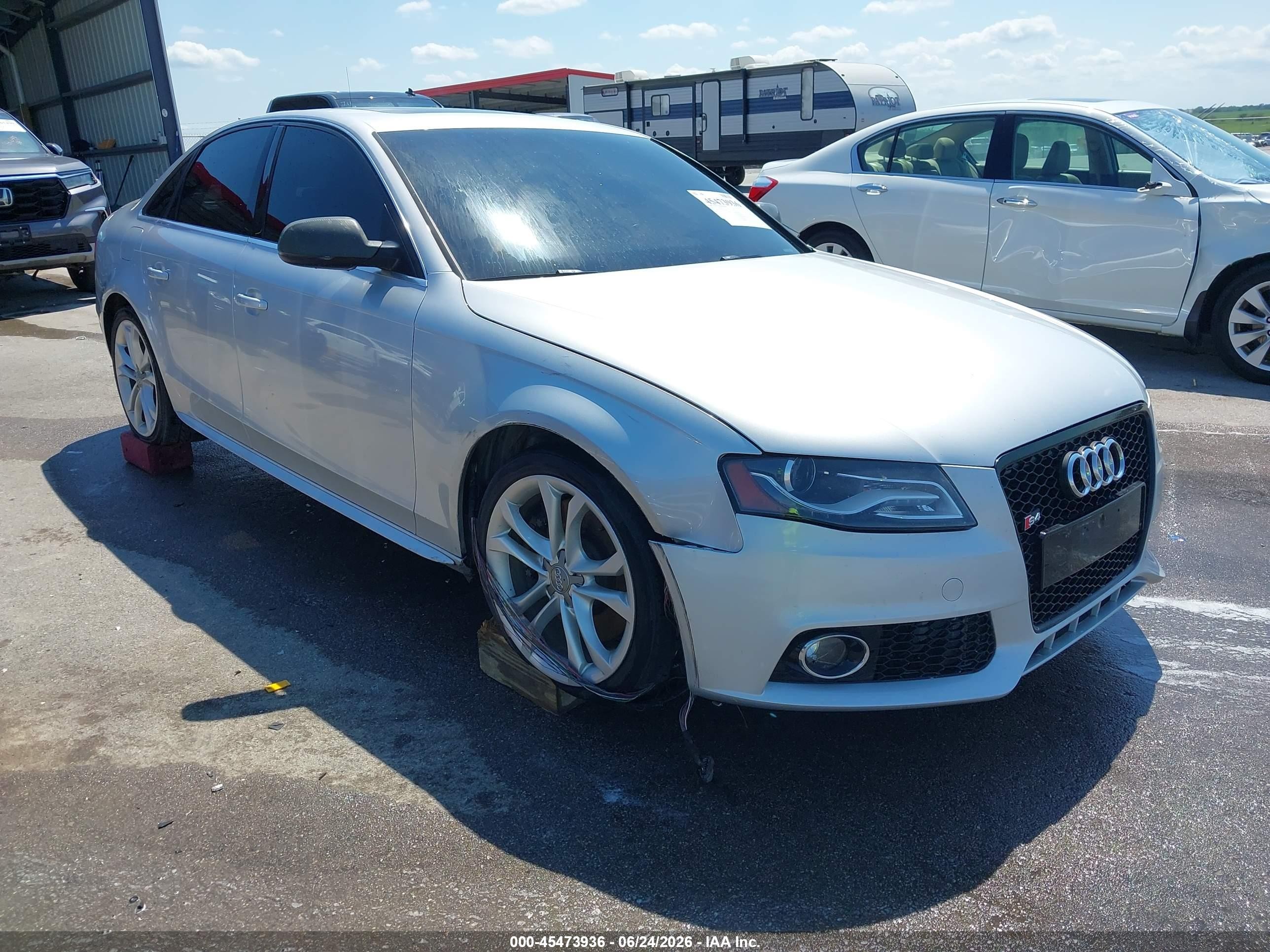 2012 Audi S4 3.0 Premium Plus Silver vin: WAUBGAFL6CA115886