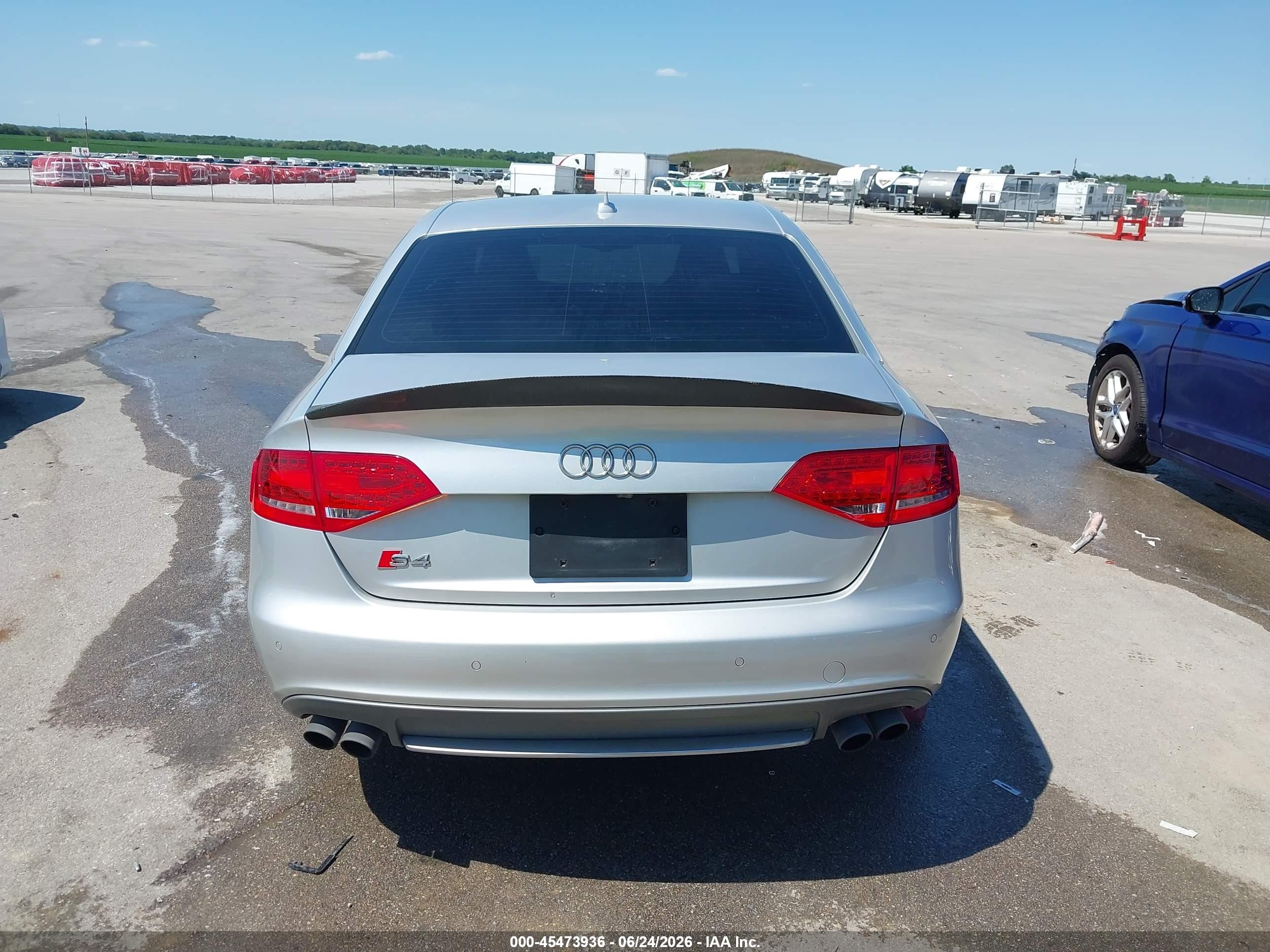 2012 Audi S4 3.0 Premium Plus Silver vin: WAUBGAFL6CA115886