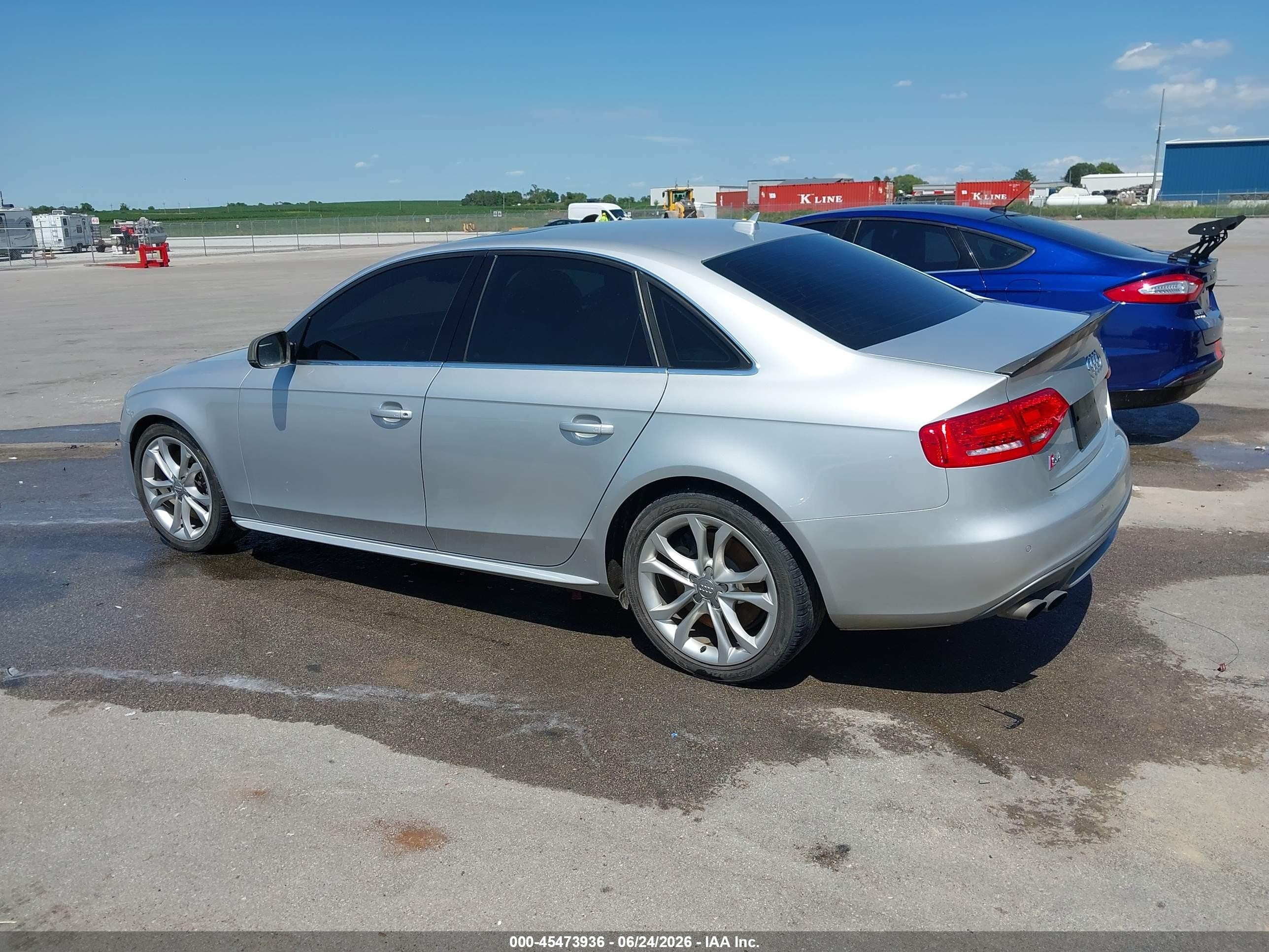 2012 Audi S4 3.0 Premium Plus Silver vin: WAUBGAFL6CA115886