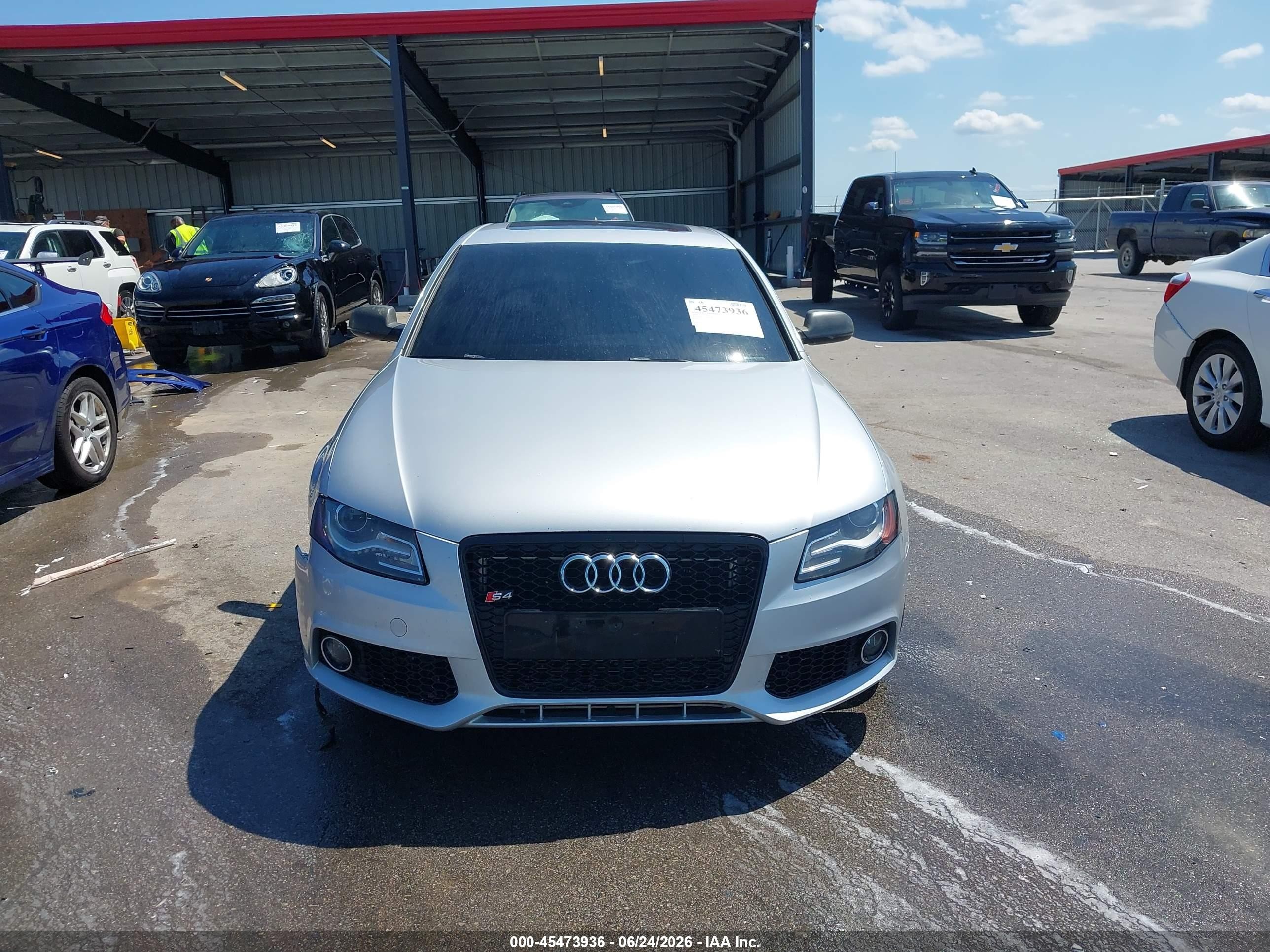 2012 Audi S4 3.0 Premium Plus Silver vin: WAUBGAFL6CA115886