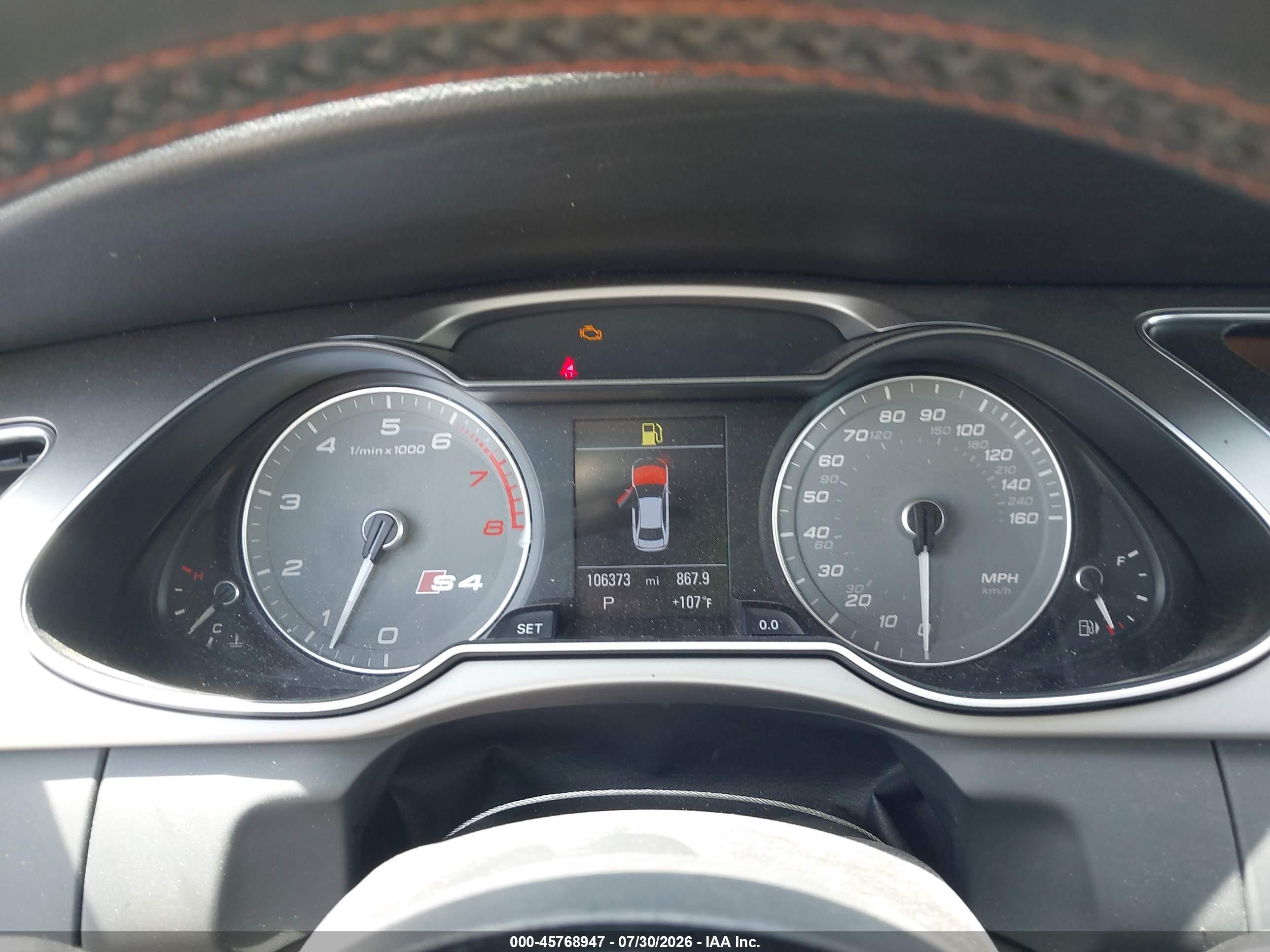 2013 Audi S4 3.0t Premium Plus Black vin: WAUBGAFL6DA226309