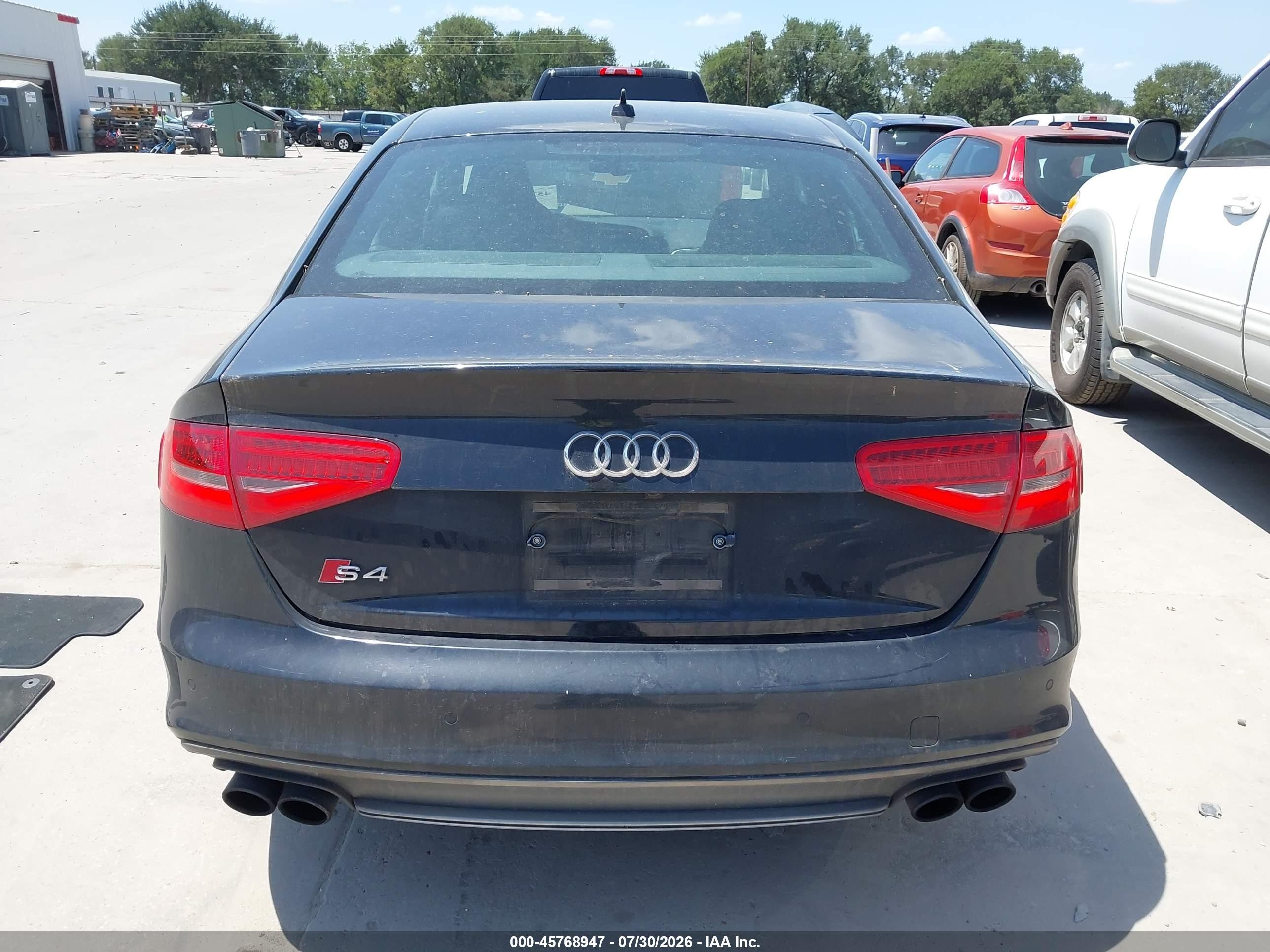 2013 Audi S4 3.0t Premium Plus Black vin: WAUBGAFL6DA226309