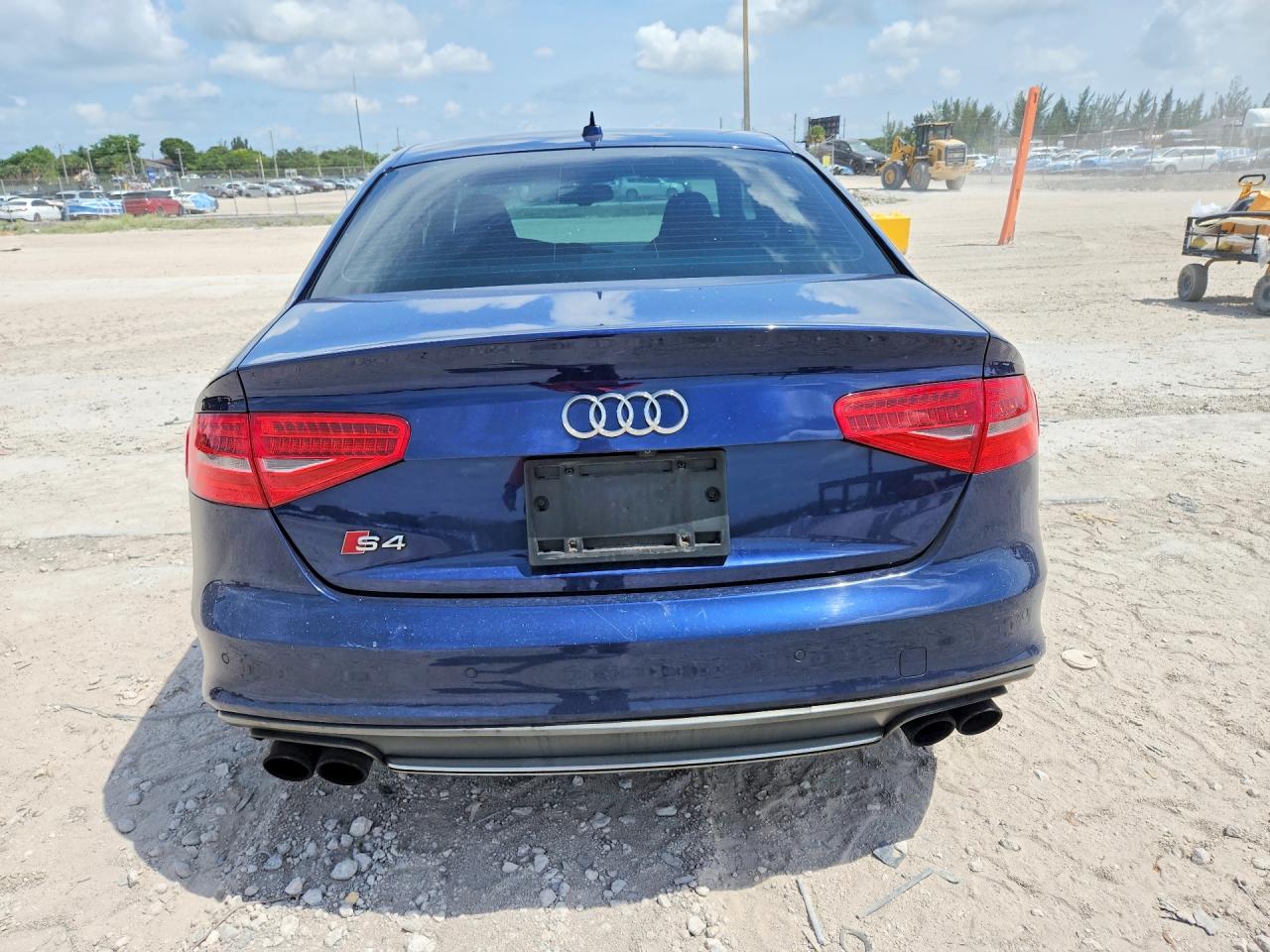 2014 Audi S4 Premium Plus Blue vin: WAUBGAFL6EA017105