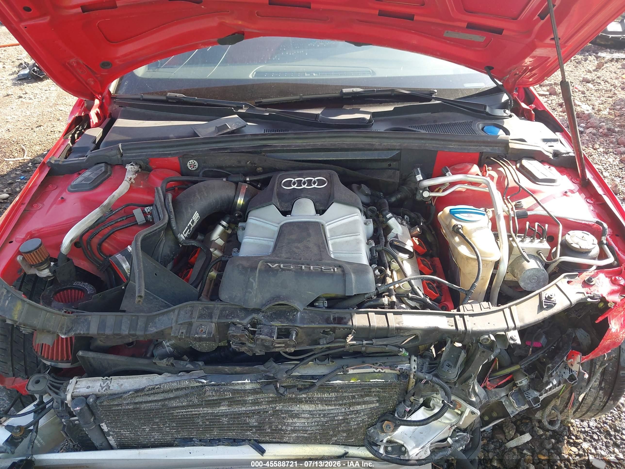 2010 Audi S4 3.0 Premium Plus Red vin: WAUBGAFL7AA125727