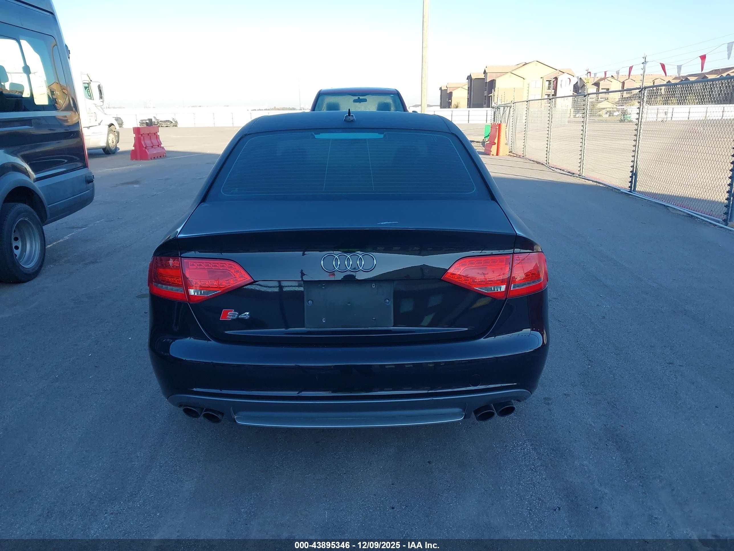 2012 Audi S4 3.0 Premium Plus Black vin: WAUBGAFL7CA009950
