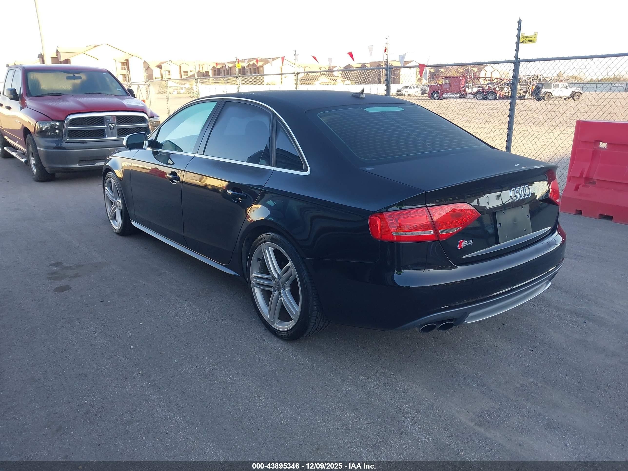 2012 Audi S4 3.0 Premium Plus Black vin: WAUBGAFL7CA009950