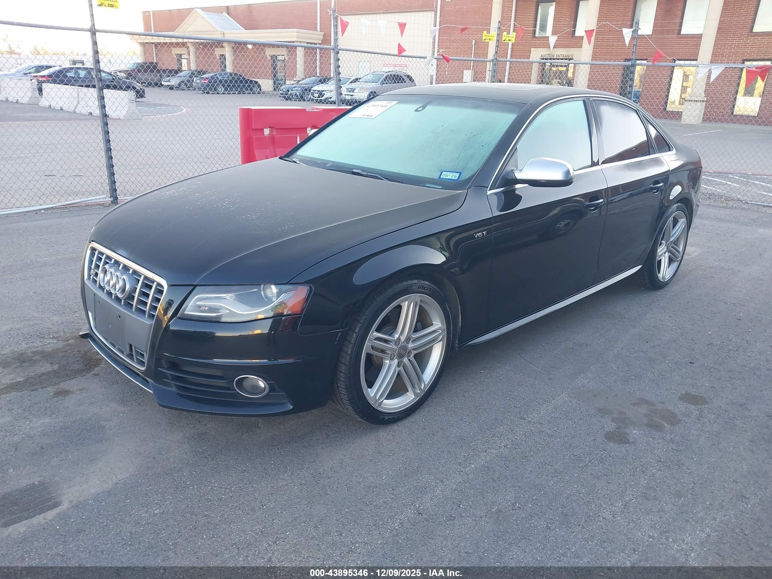 2012 Audi S4 3.0 Premium Plus Black vin: WAUBGAFL7CA009950