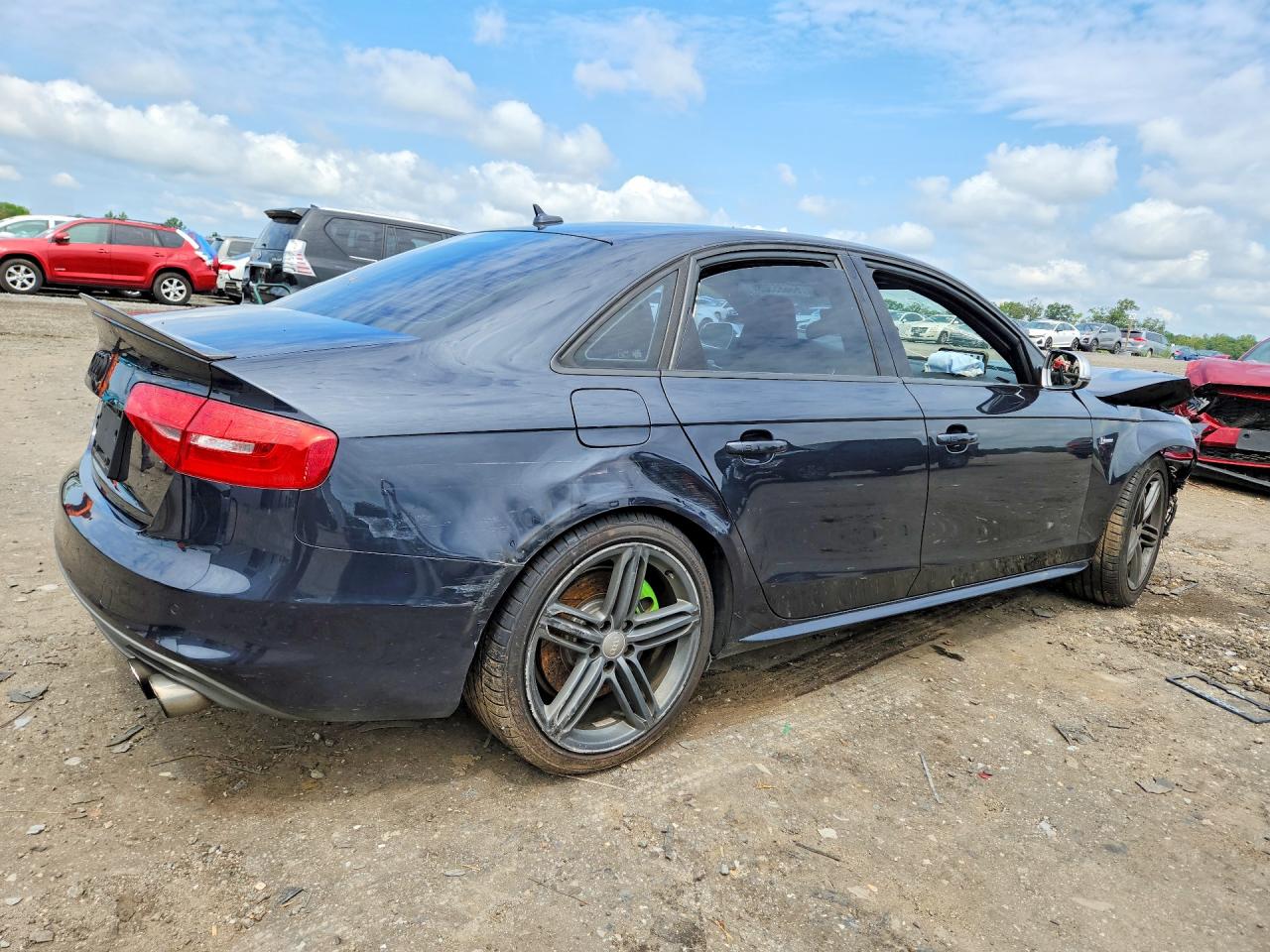 2013 Audi S4 Premium Plus Blue vin: WAUBGAFL7DA045901