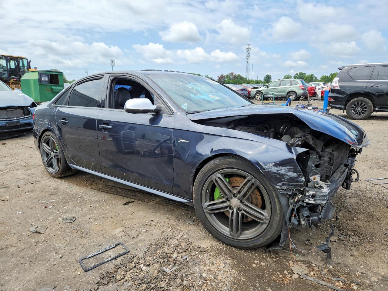 2013 Audi S4 Premium Plus Blue vin: WAUBGAFL7DA045901